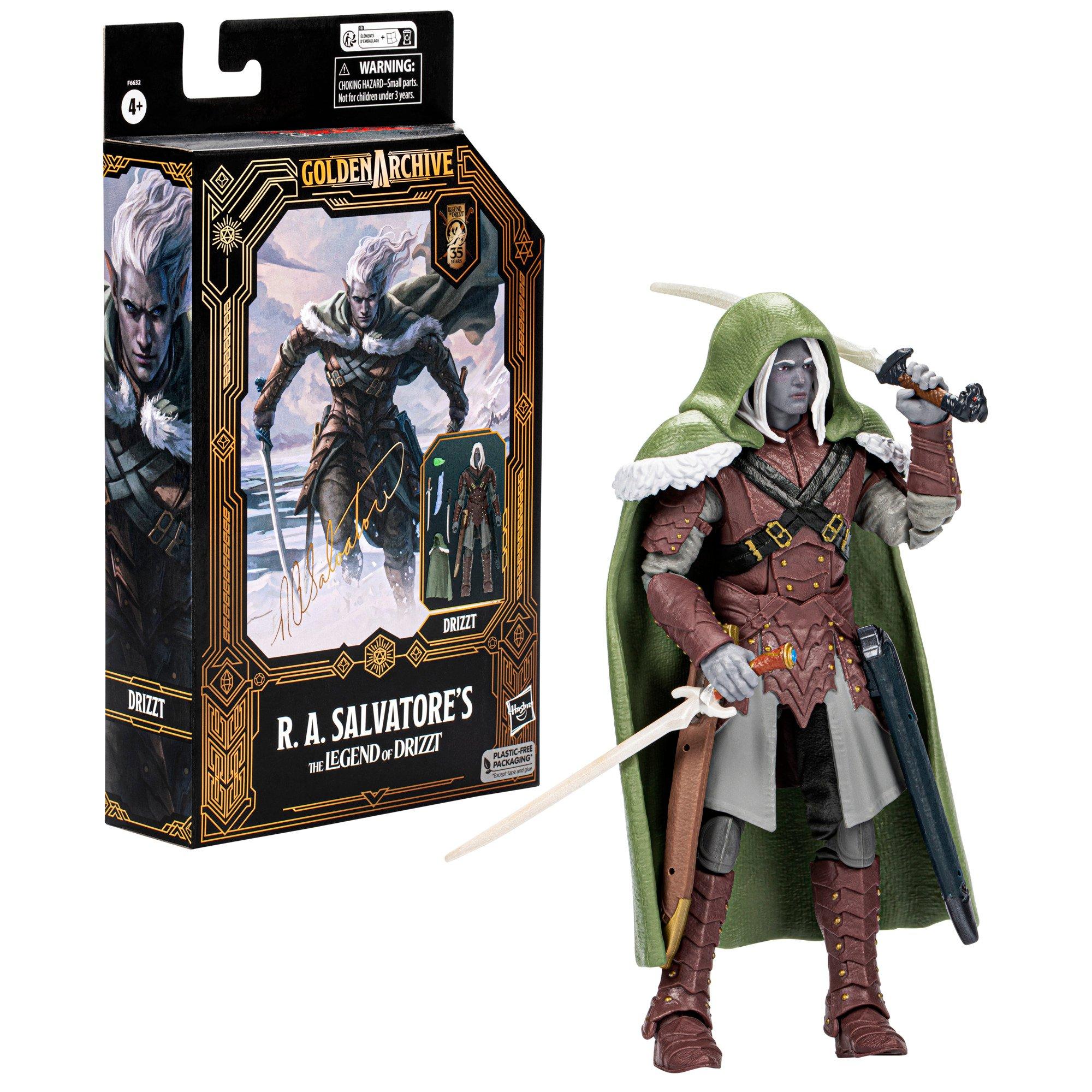 Dungeons & Dragons R.A. Salvatore's The Legend of Drizzt Golden Archive Drizzt 6-Inch Action Figure