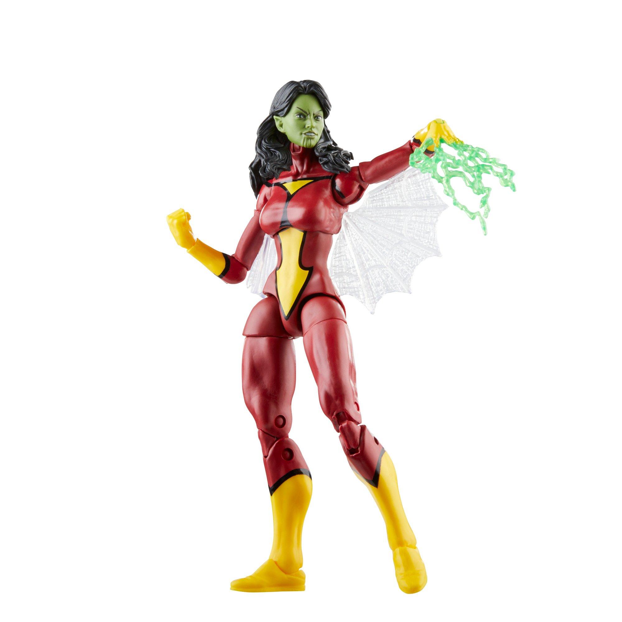 Hasbro Marvel Legends Series Marvel Avengers Beyond Earth's Mightiest Skrull Queen and Super-Skrull 6-in Action Figure Set 2-Pack