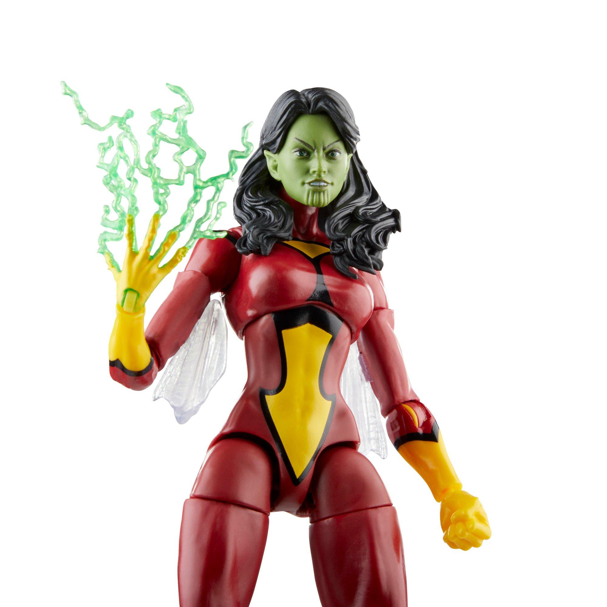 Hasbro Marvel Legends Series Marvel Avengers Beyond Earth's Mightiest Skrull Queen and Super-Skrull 6-in Action Figure Set 2-Pack