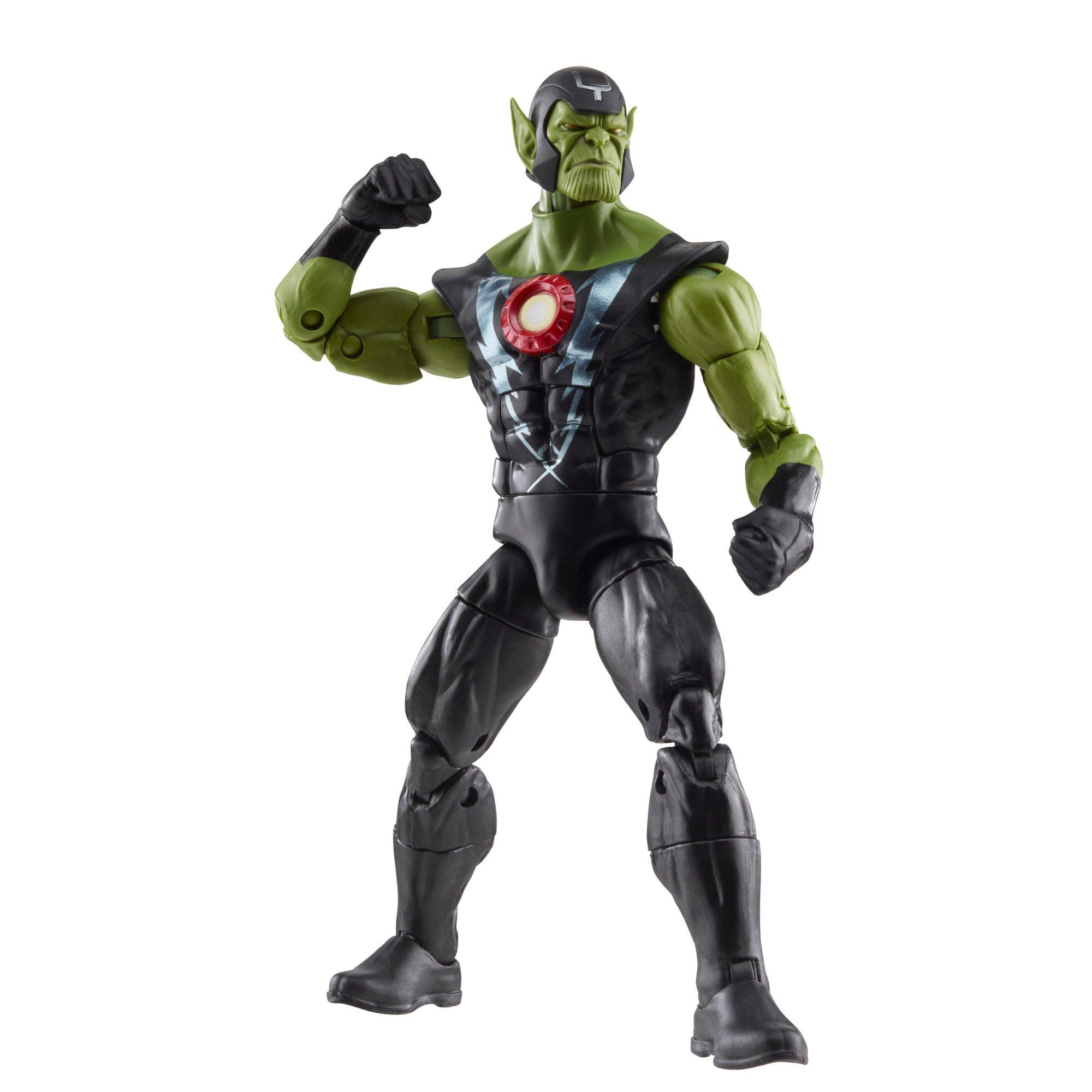 Hasbro Marvel Legends Series Marvel Avengers Beyond Earth's Mightiest Skrull Queen and Super-Skrull 6-in Action Figure Set 2-Pack