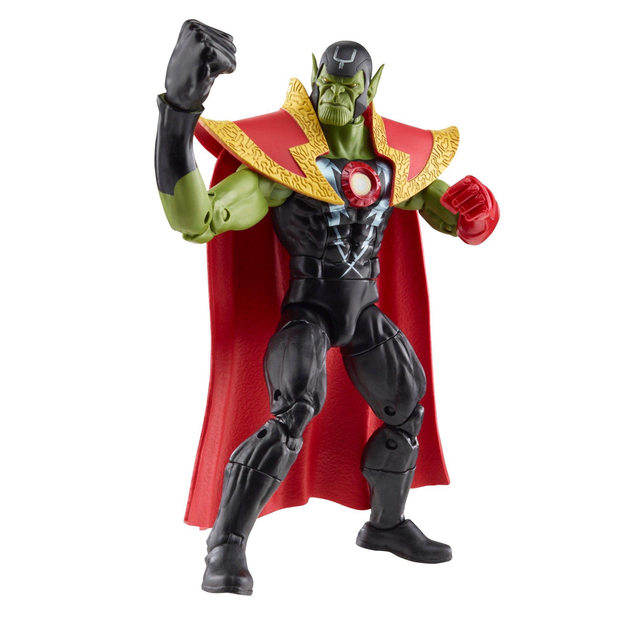 Hasbro Marvel Legends Series Marvel Avengers Beyond Earth's Mightiest Skrull Queen and Super-Skrull 6-in Action Figure Set 2-Pack