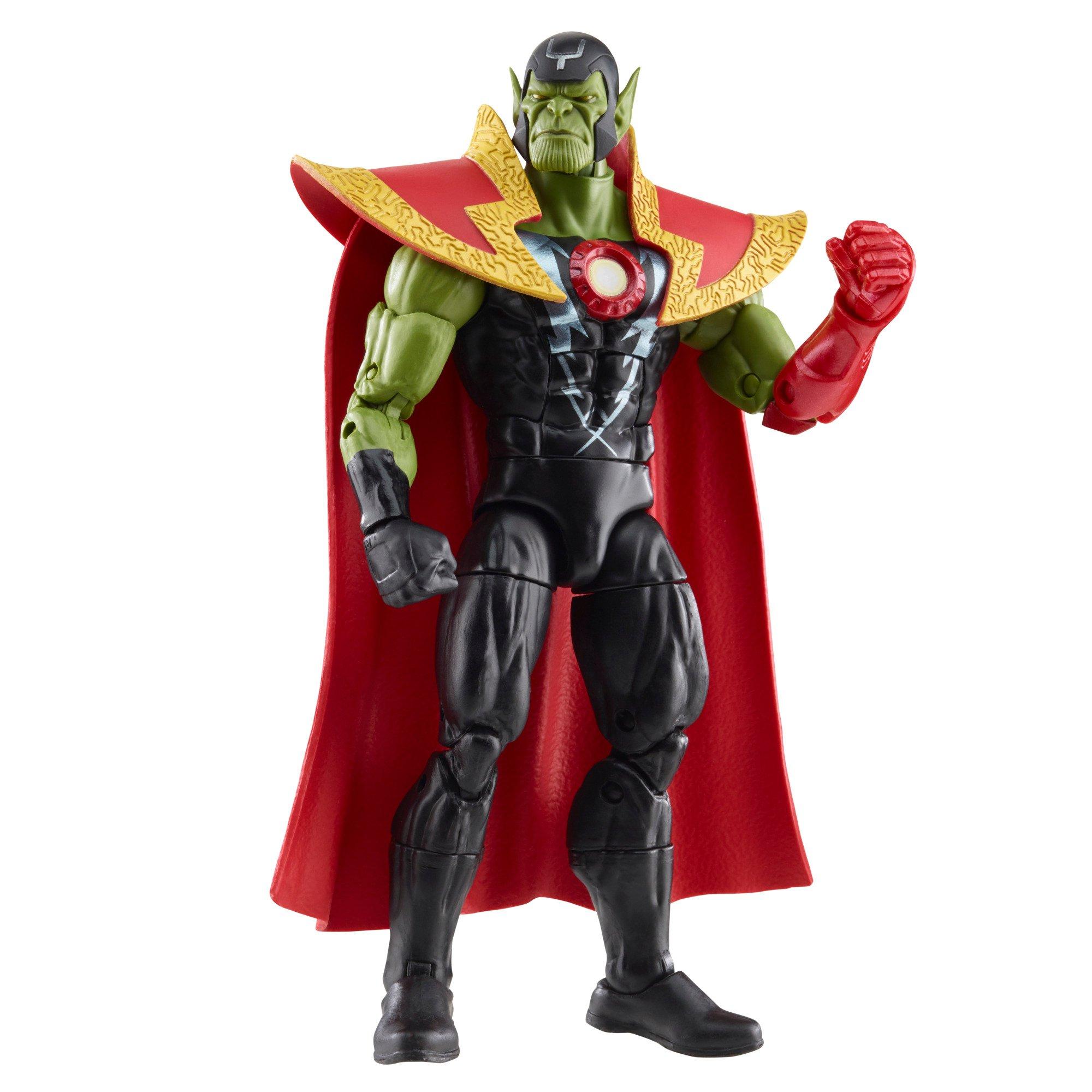 Hasbro Marvel Legends Series Marvel Avengers Beyond Earth's Mightiest Skrull Queen and Super-Skrull 6-in Action Figure Set 2-Pack