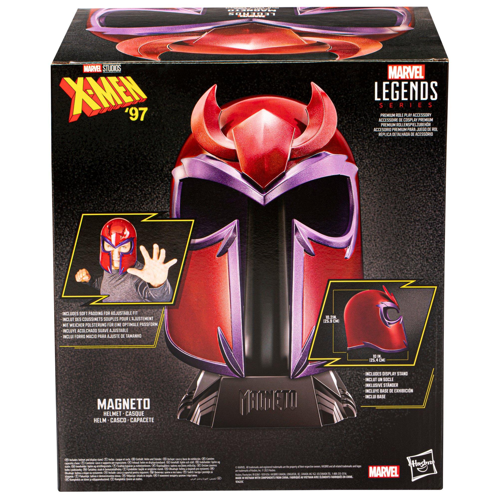 Hasbro Marvel Legends Series X-Men '97 Magneto Premium Roleplay Helmet