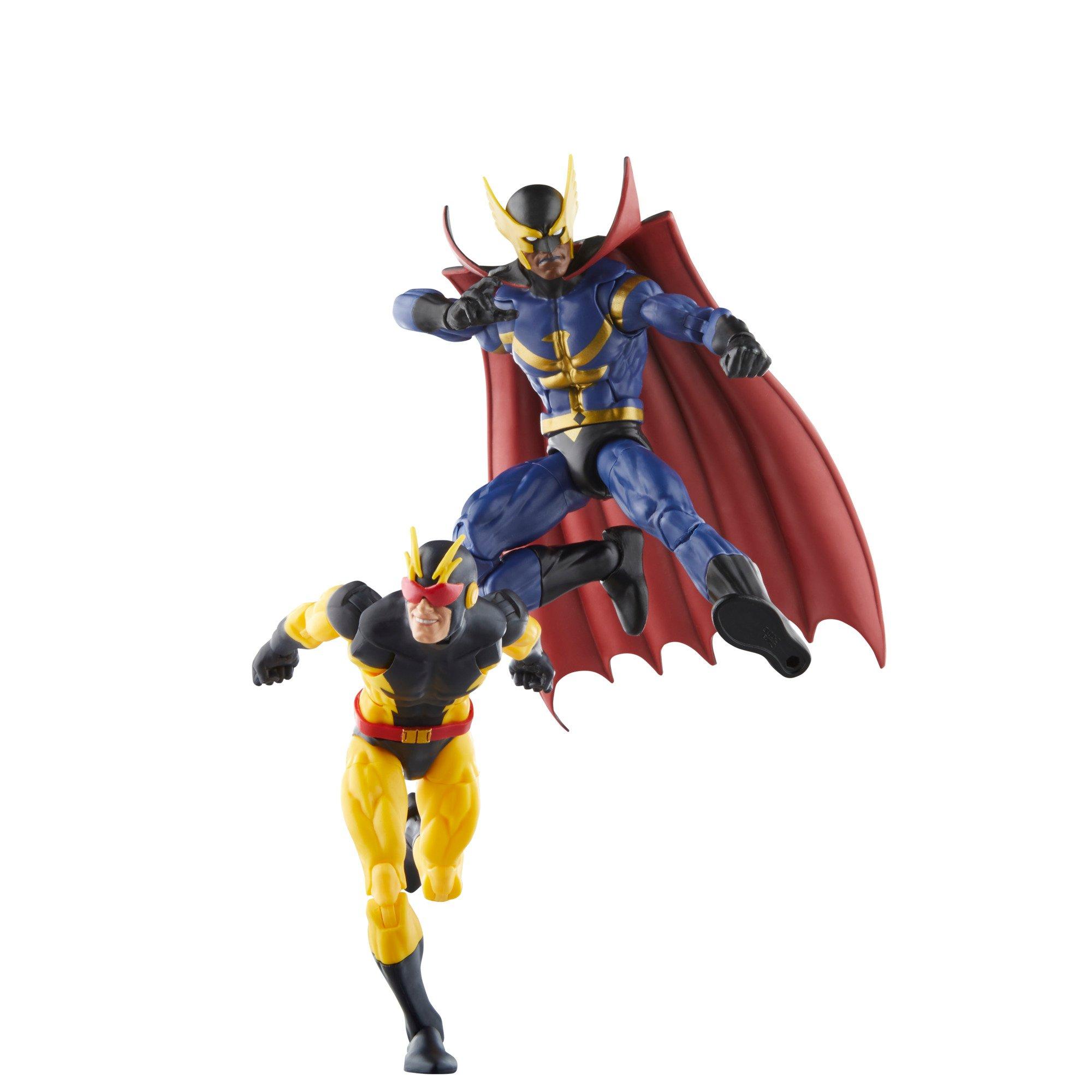 Hasbro Marvel Legends Series Squadron Supreme Marvel's Nighthawk and Marvel's Blur 6-in Action Figure 2-Pack Set