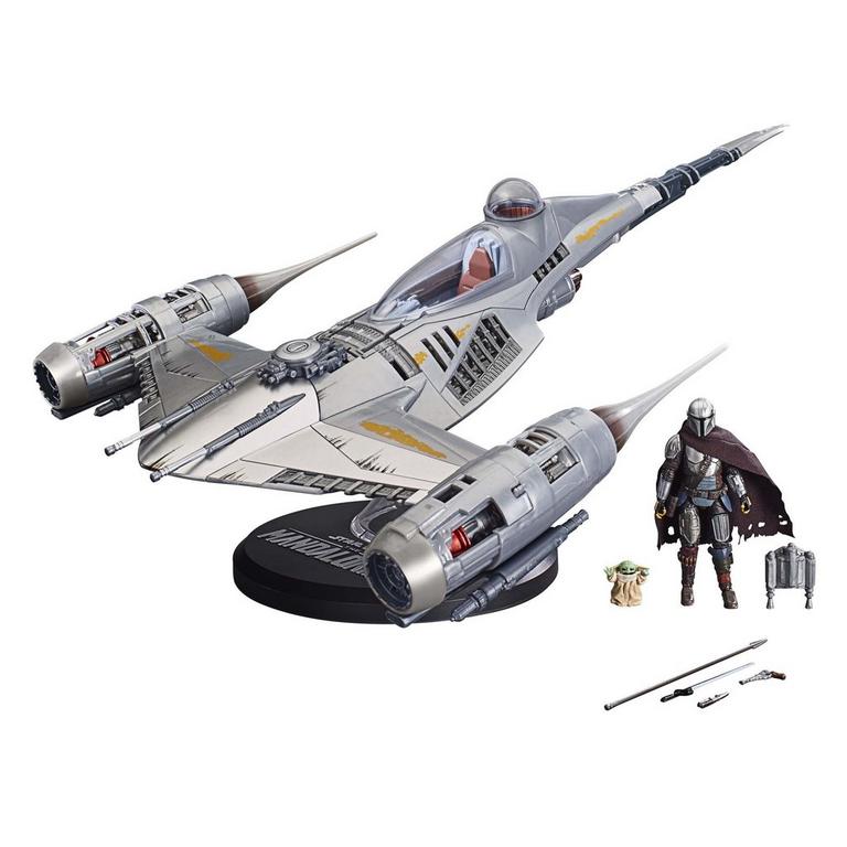Hasbro Star Wars: The Vintage Collection The Mandalorian’s N-1 Starfighter  and Madalorian 3.75-in Action Figure 2-Pack Set