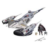 Hasbro Star Wars: The Vintage Collection The Mandalorian&rsquo;s N-1 Starfighter and Madalorian 3.75-in Action Figure 2-Pack Set