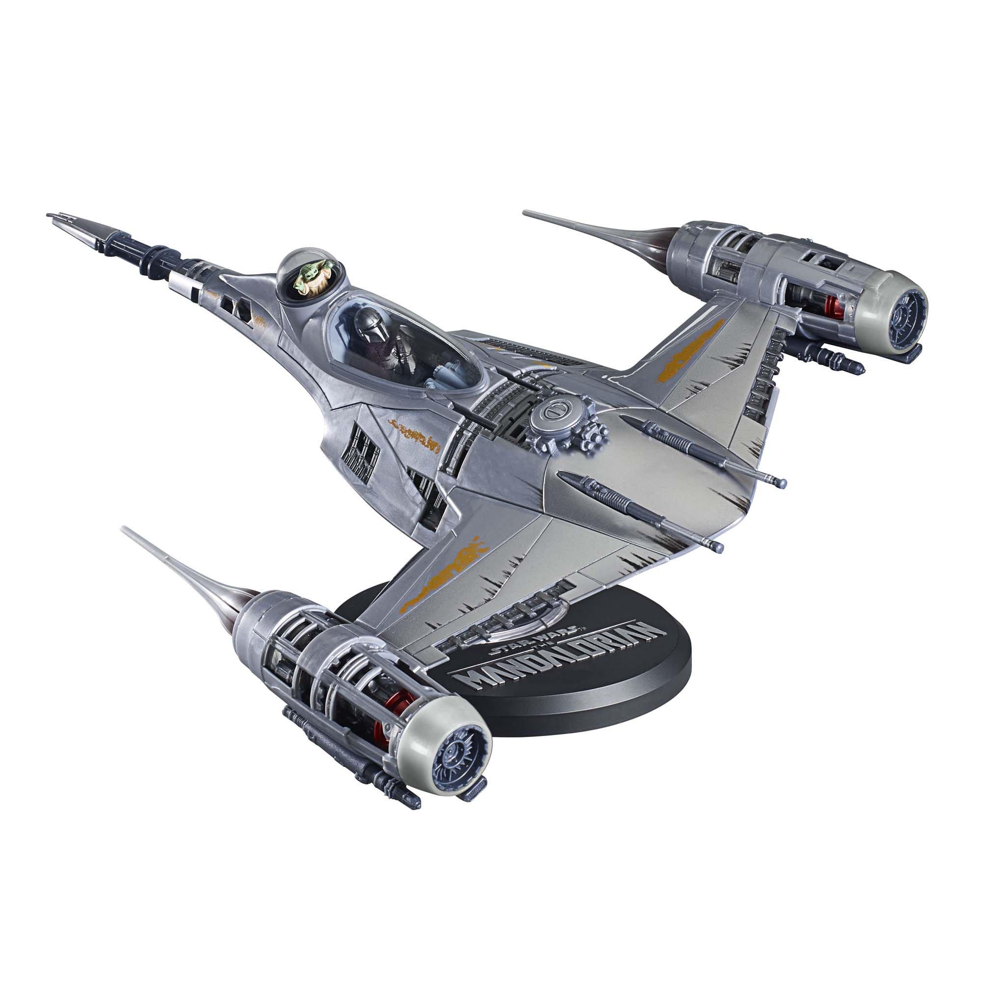 Hasbro Star Wars: The Vintage Collection The Mandalorian’s N-1 Starfighter and Madalorian 3.75-in Action Figure 2-Pack Set