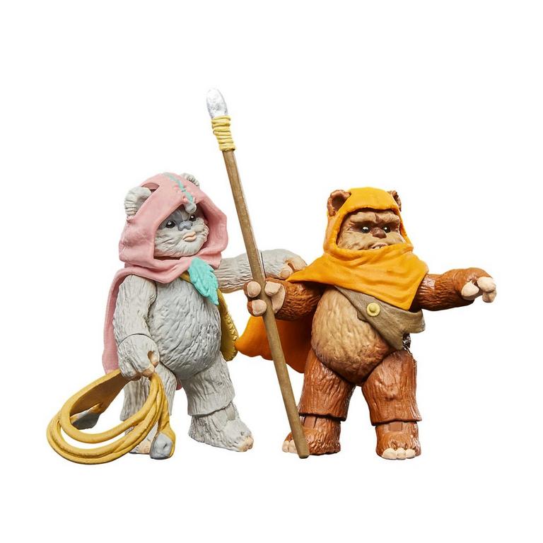 Hasbro Star Wars: Ewoks Wicket W. Warrick and Kneesaa 3.75-in