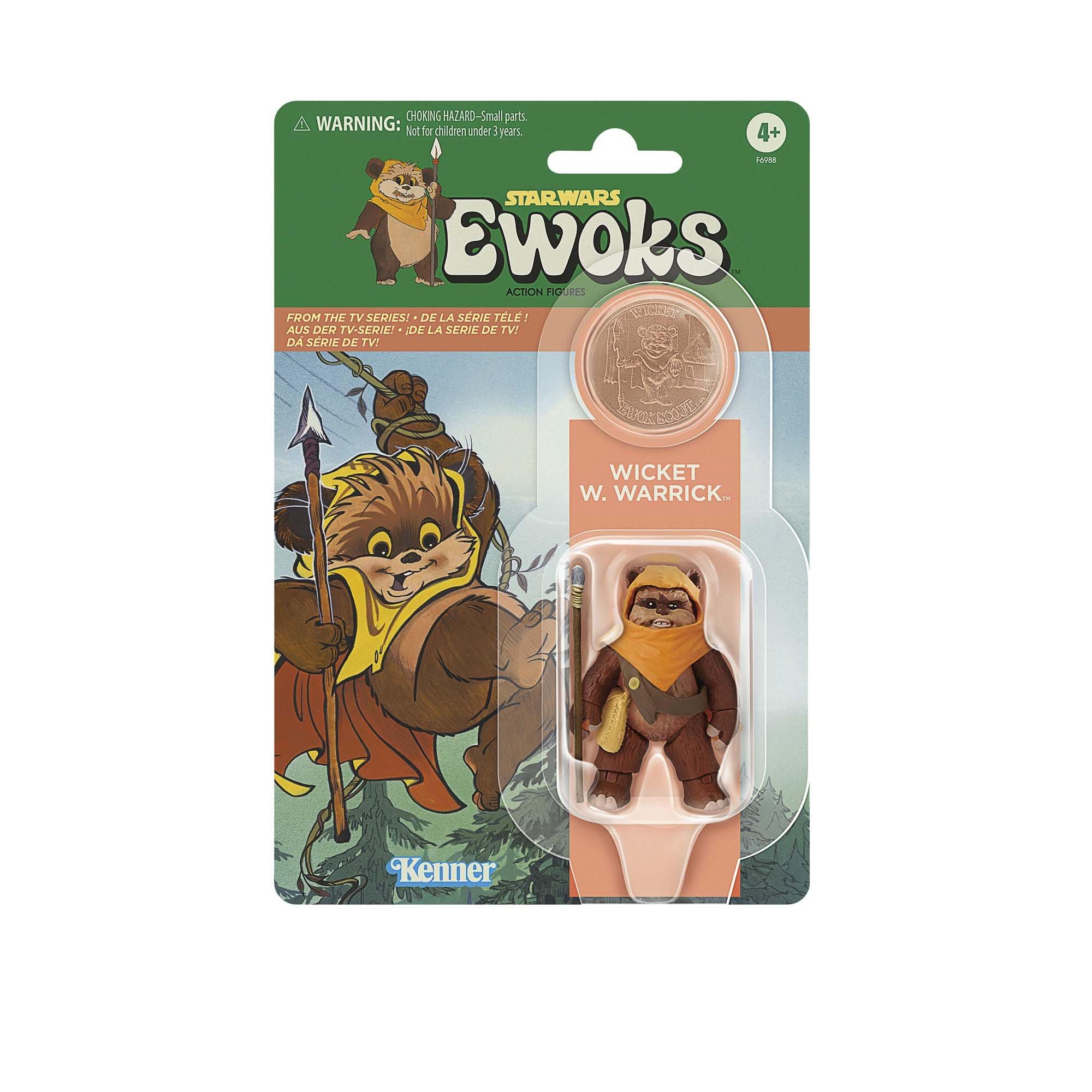 Hasbro Star Wars: Ewoks Wicket W. Warrick and Kneesaa 3.75-in