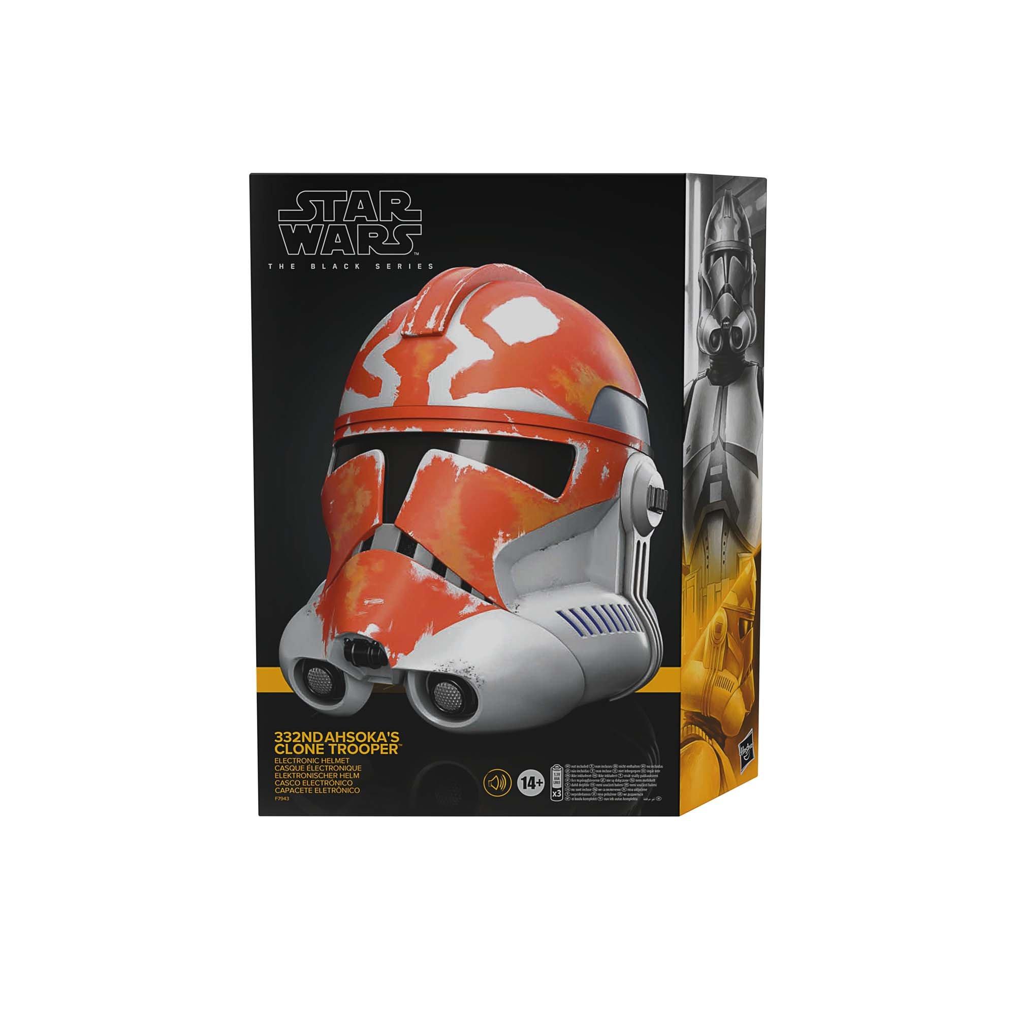 Star Wars The Black Series - Casco electrónico Premium de Ahsoka, la  Soldado clon - Artículo para Juego de rol de Star Wars: The Clone War