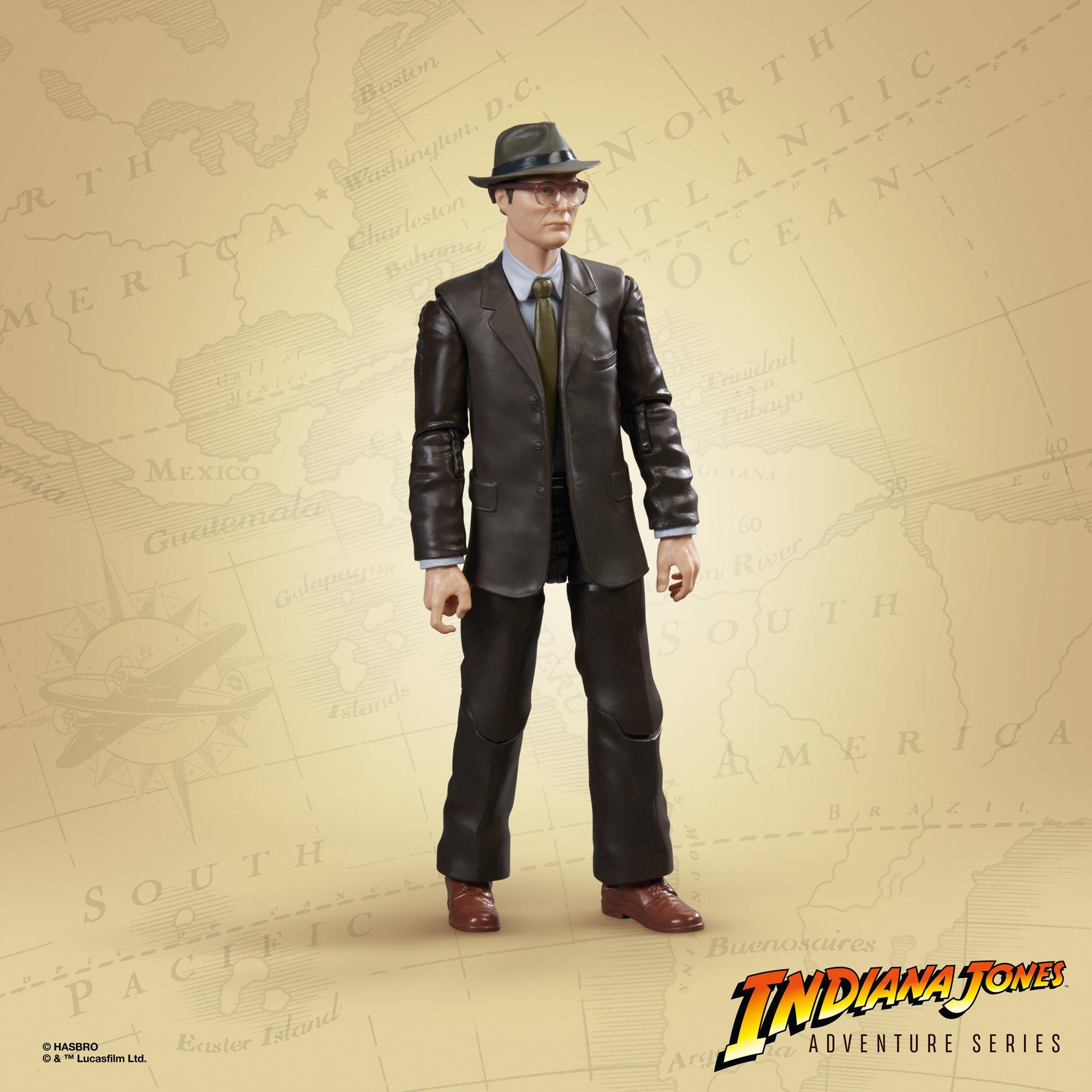 Hasbro Indiana Jones Adventure Series Indiana Jones and the Dial of Destiny  Doctor Jürgen Voller (Build an Artifact) 6-in Action Figure