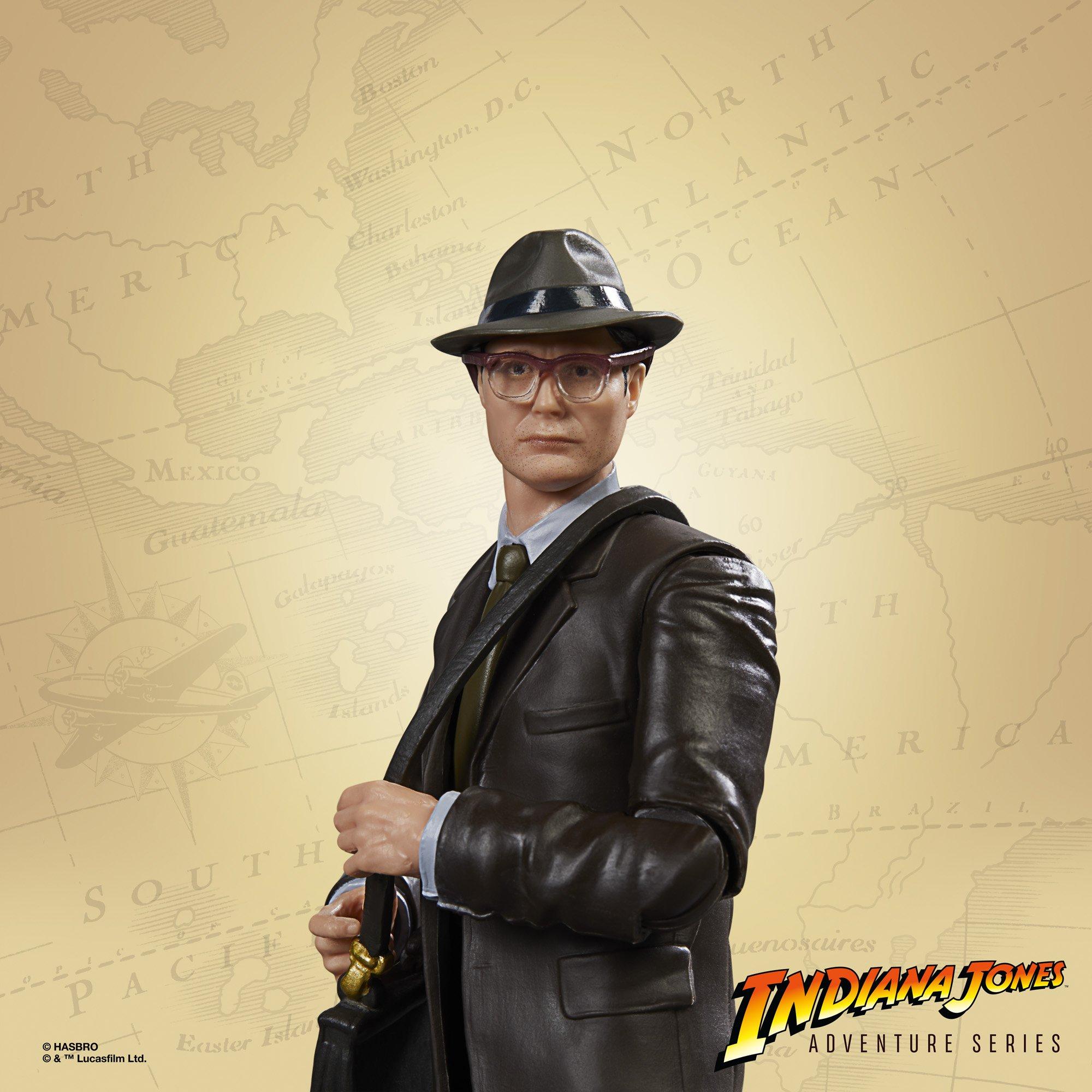 Hasbro Indiana Jones Adventure Series Indiana Jones and the Dial of Destiny Doctor Jürgen Voller (Build an Artifact) 6-in Action Figure