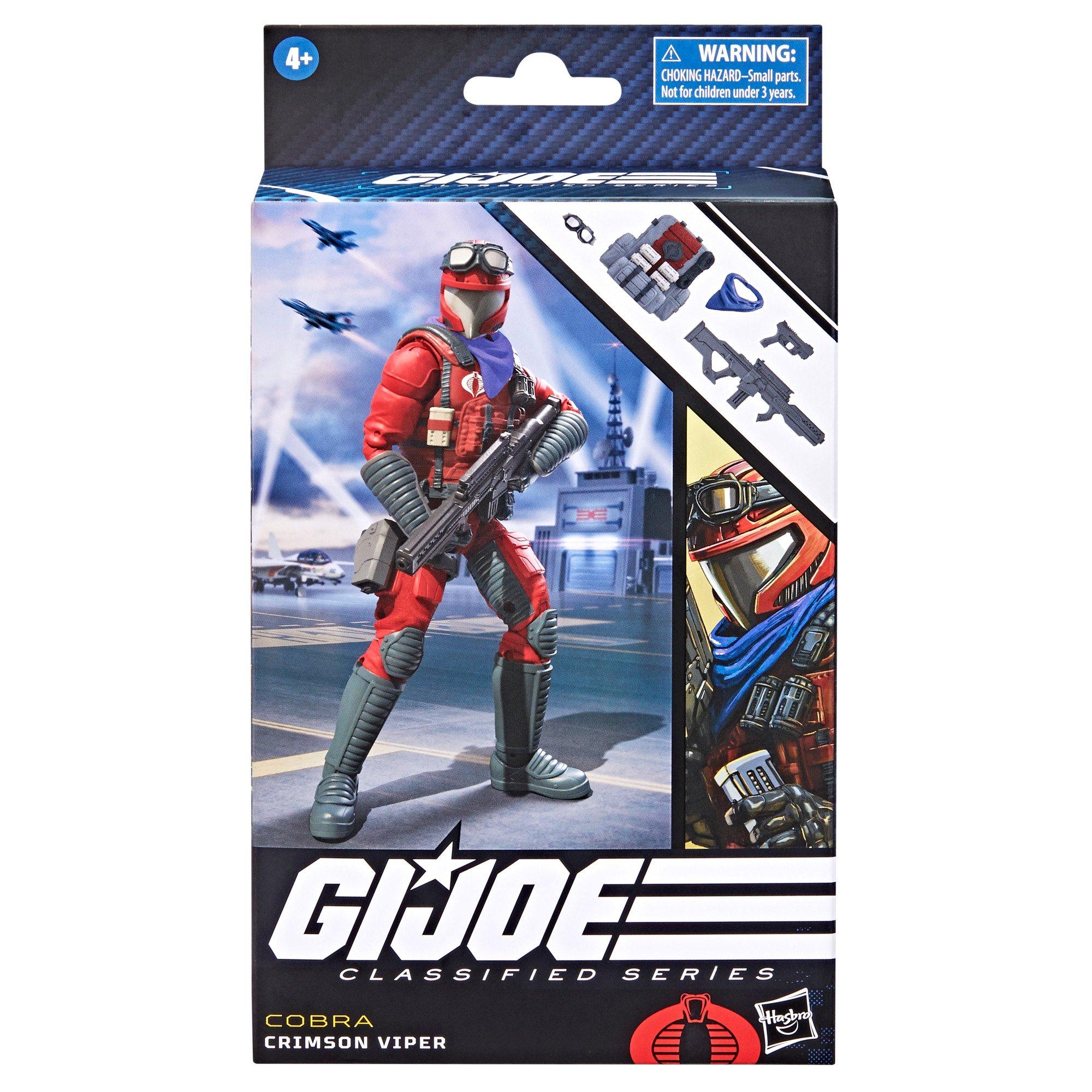 Hasbro G.I. Joe Classified Series Cobra Crimson Viper 6-in Action Figure