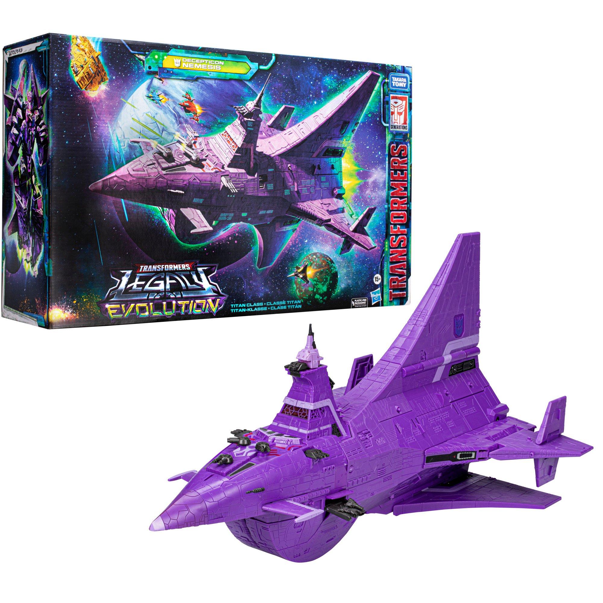 Hasbro Transformers Legacy Evolution Titan Class Decepticon Nemesis 23.5-in Action Figure