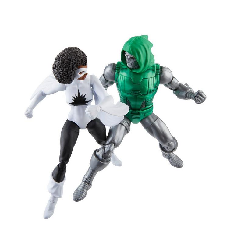 Hasbro Marvel Legends Series Avengers: Beyond Earth's Mightiest Captain Marvel vs Doctor Doom 6-in Action Figure Set