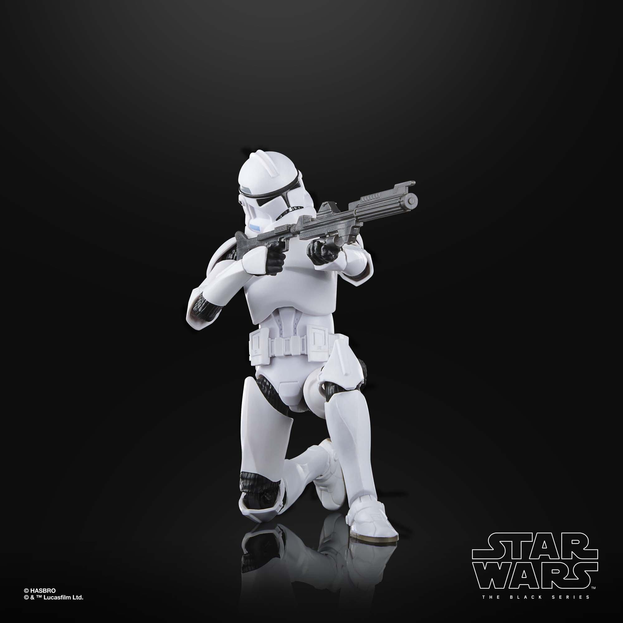 Hasbro Star Wars: The Black Series Star Wars: The Clone Wars Phase II Clone  Trooper 6-in Action Figure