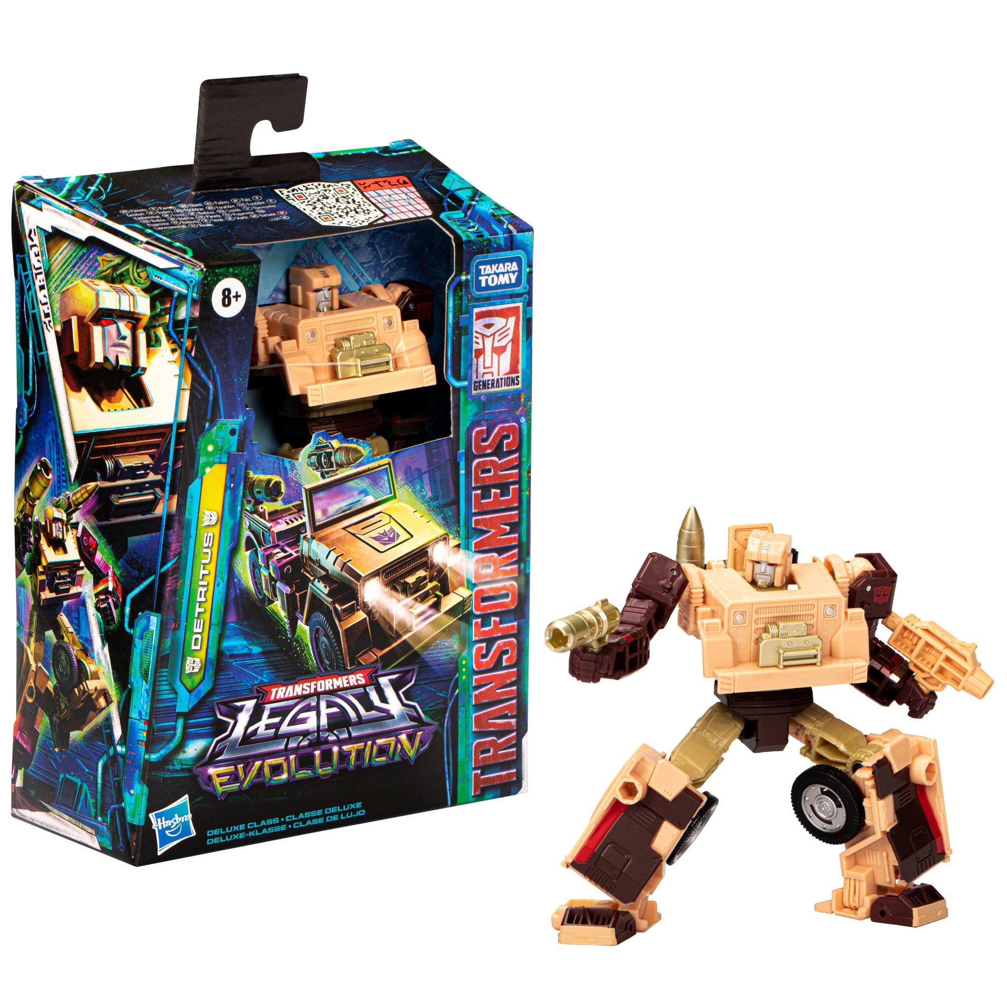 Hasbro Transformers Legacy Evolution Deluxe Class Detritus 5.5-in Action Figure