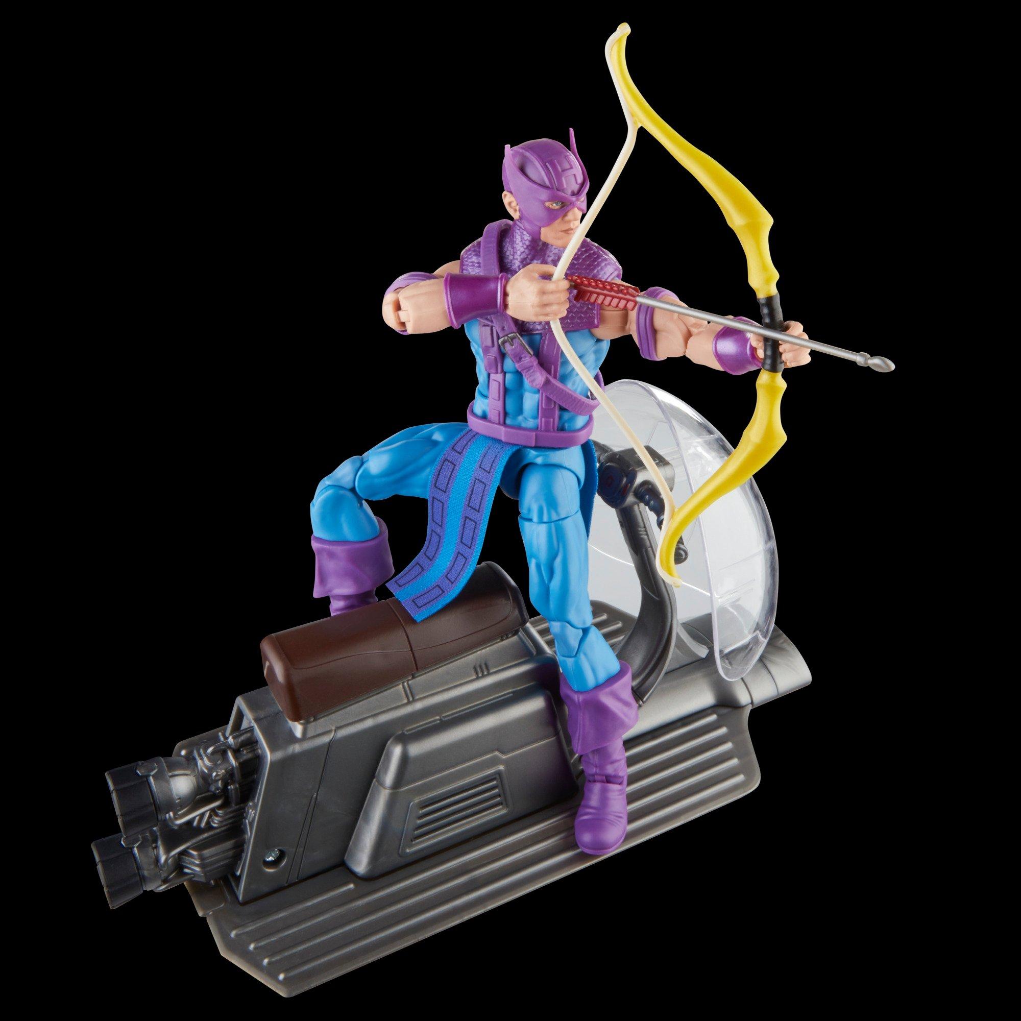 Hasbro Marvel Legends Series Marvel Avengers: Beyond Earth's Mightiest Hawkeye with Sky-Cycle 6-in Action Figure