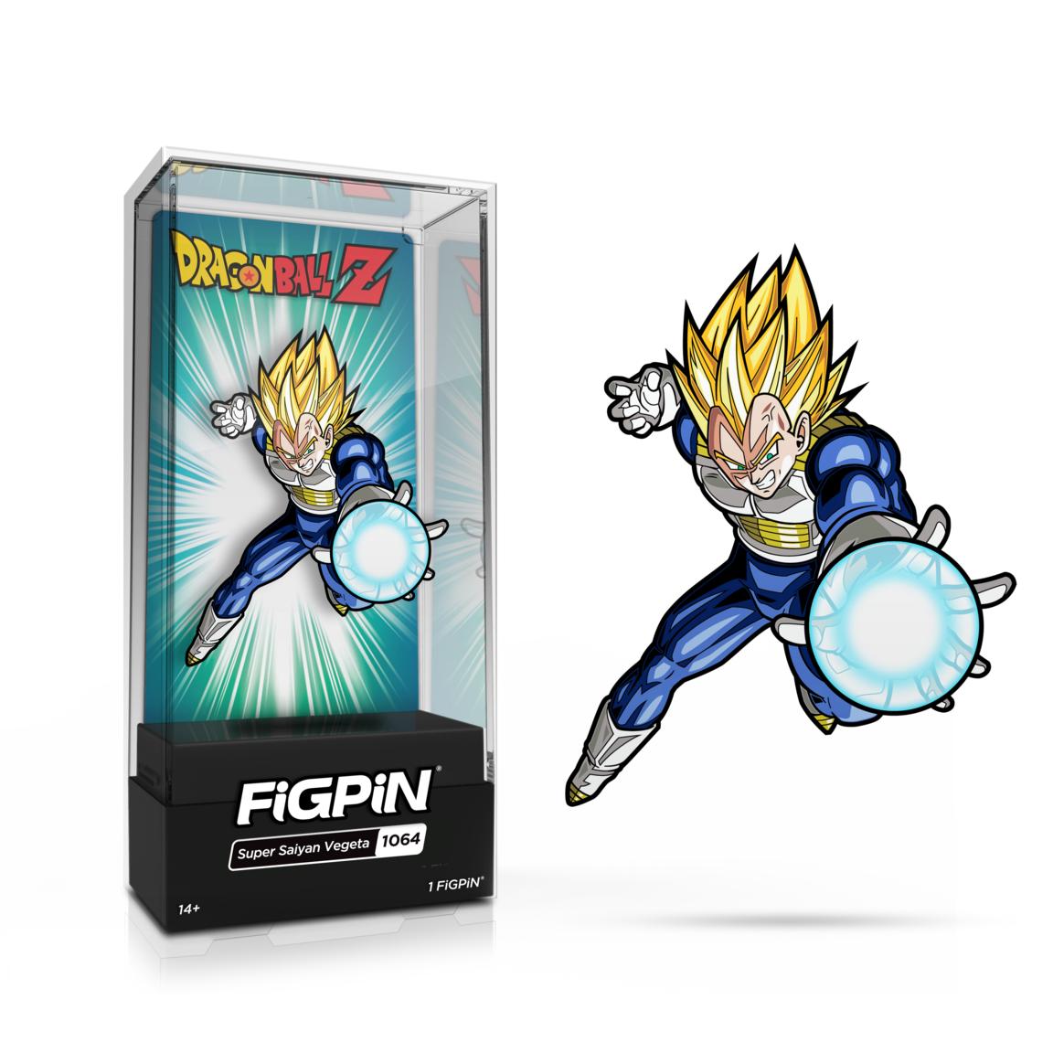FiGPiN Dragon Ball Z Super Saiyan Vegeta Collectible Enamel Pin