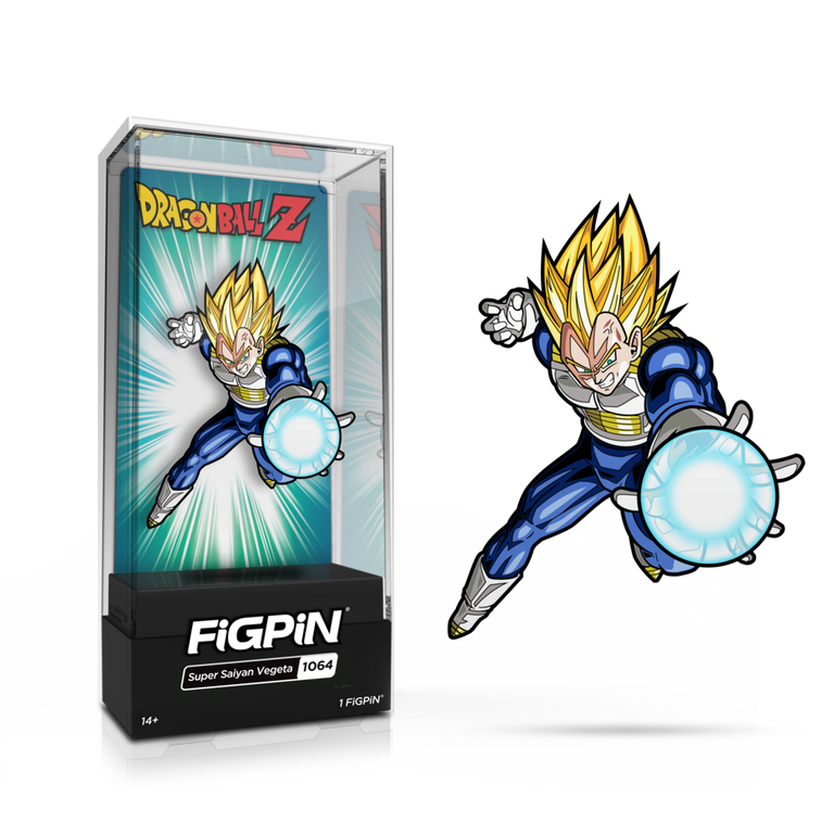 FiGPiN Dragon Ball Z Super Saiyan Vegeta Collectible Enamel Pin