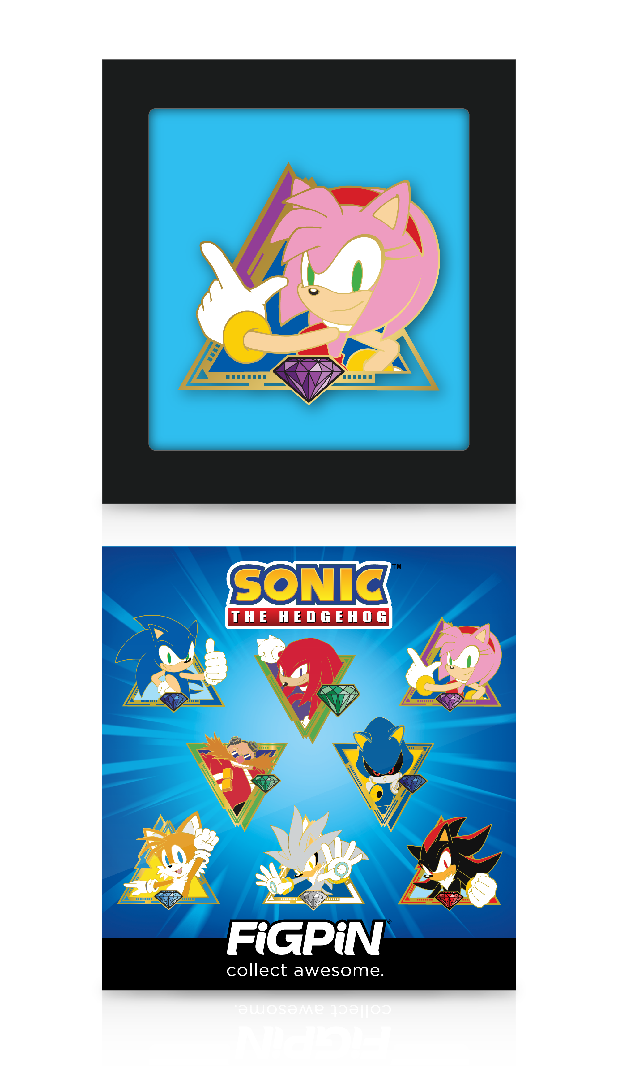 FiGPiN Mini Mystery Sonic the Hedgehog Series 1 Pin  (Styles May Vary)