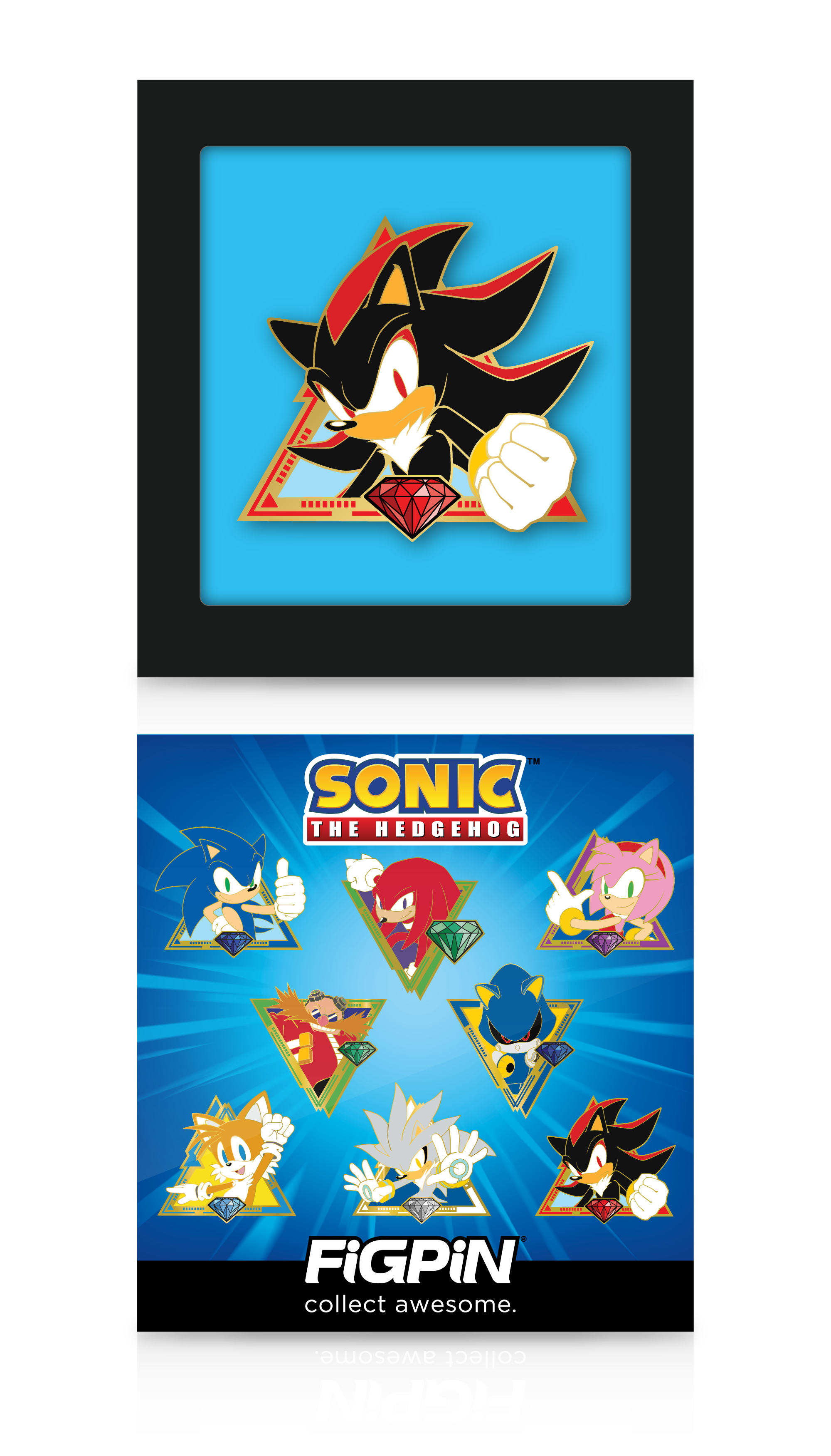 FiGPiN Mini Mystery Sonic the Hedgehog Series 1 Pin  (Styles May Vary)