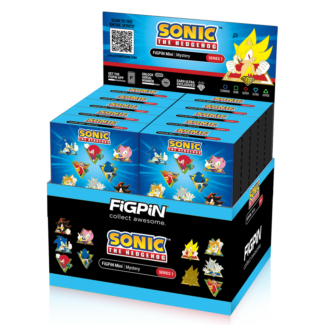 FiGPiN Mini Mystery Sonic the Hedgehog Series 1 Pin  (Styles May Vary)