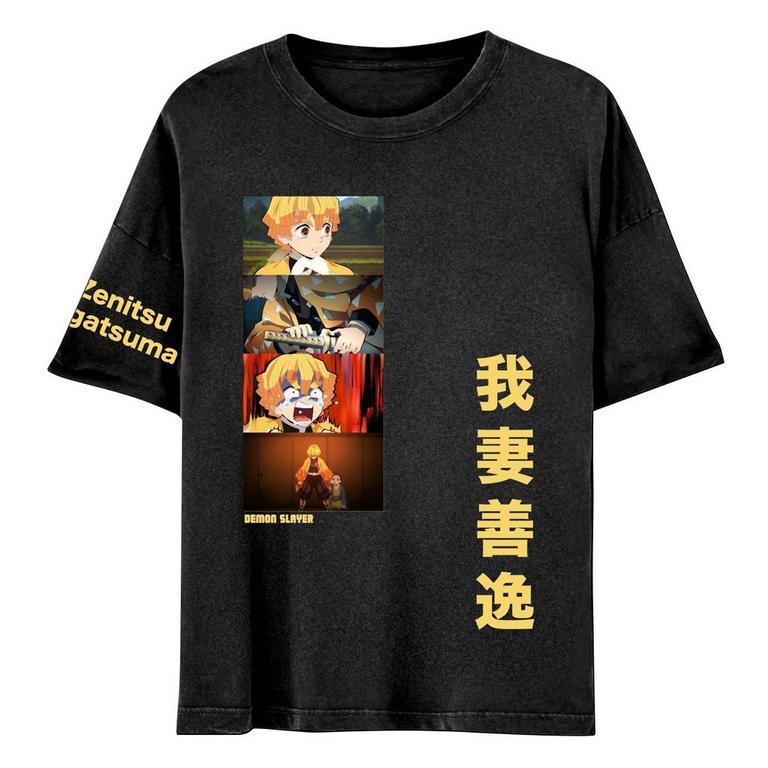 Demon Slayer: Kimetsu no Yaiba Zenitsu Stacked Unisex Short Sleeve T-Shirt
