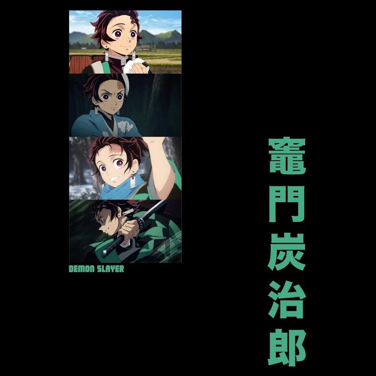 Demon Slayer: Kimetsu no Yaiba Tanjiro Stacked Unisex Short Sleeve T-Shirt