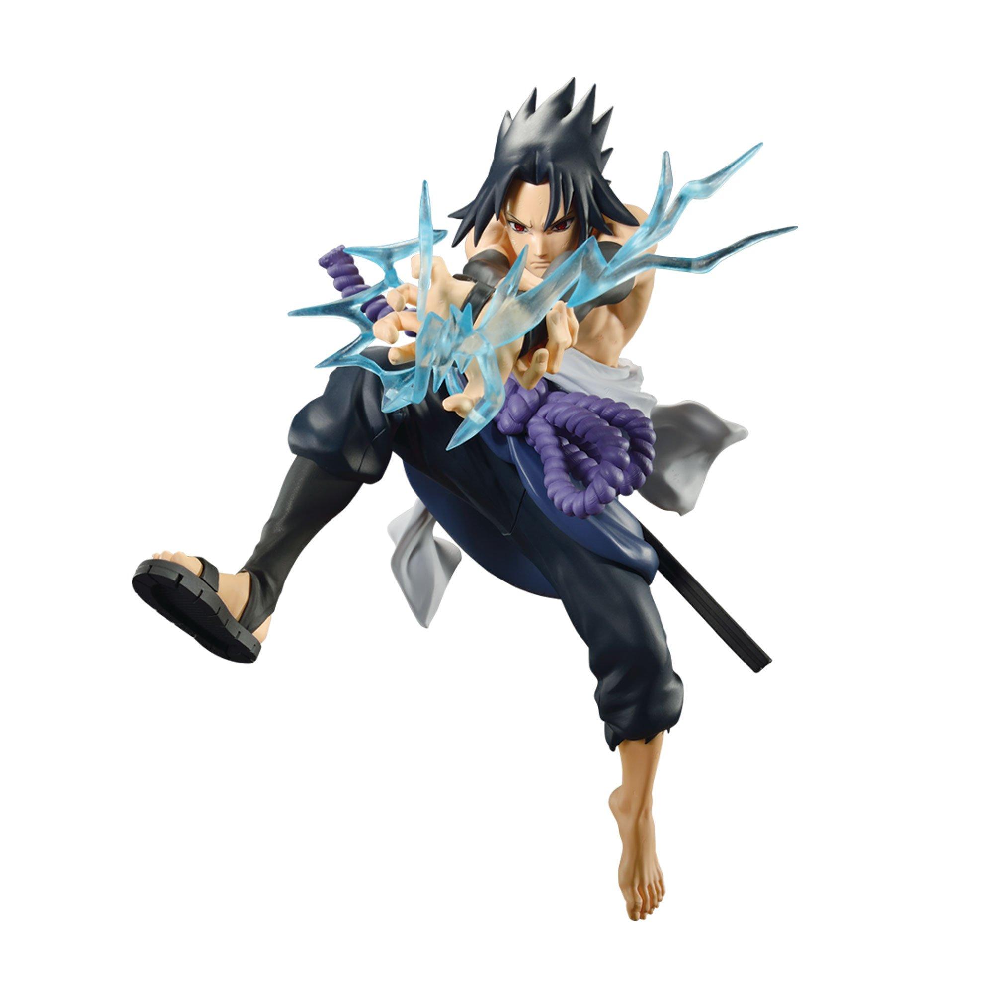 Banpresto Naruto Shippuden Vibration Stars Sasuke Uchiha 6.3-in Figure