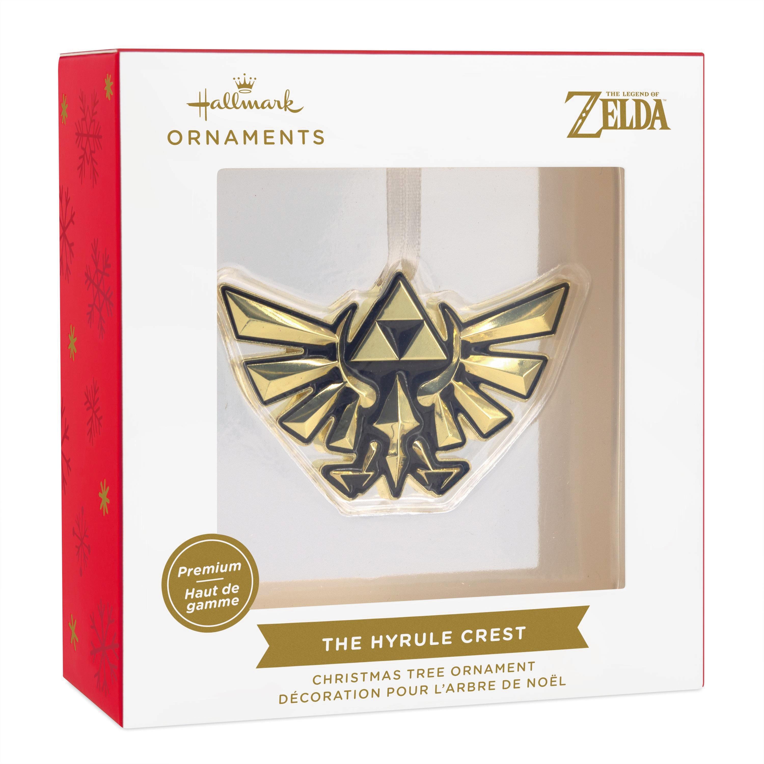 Hallmark The Legend of Zelda Premium Metal Crest of Hyrule Ornament