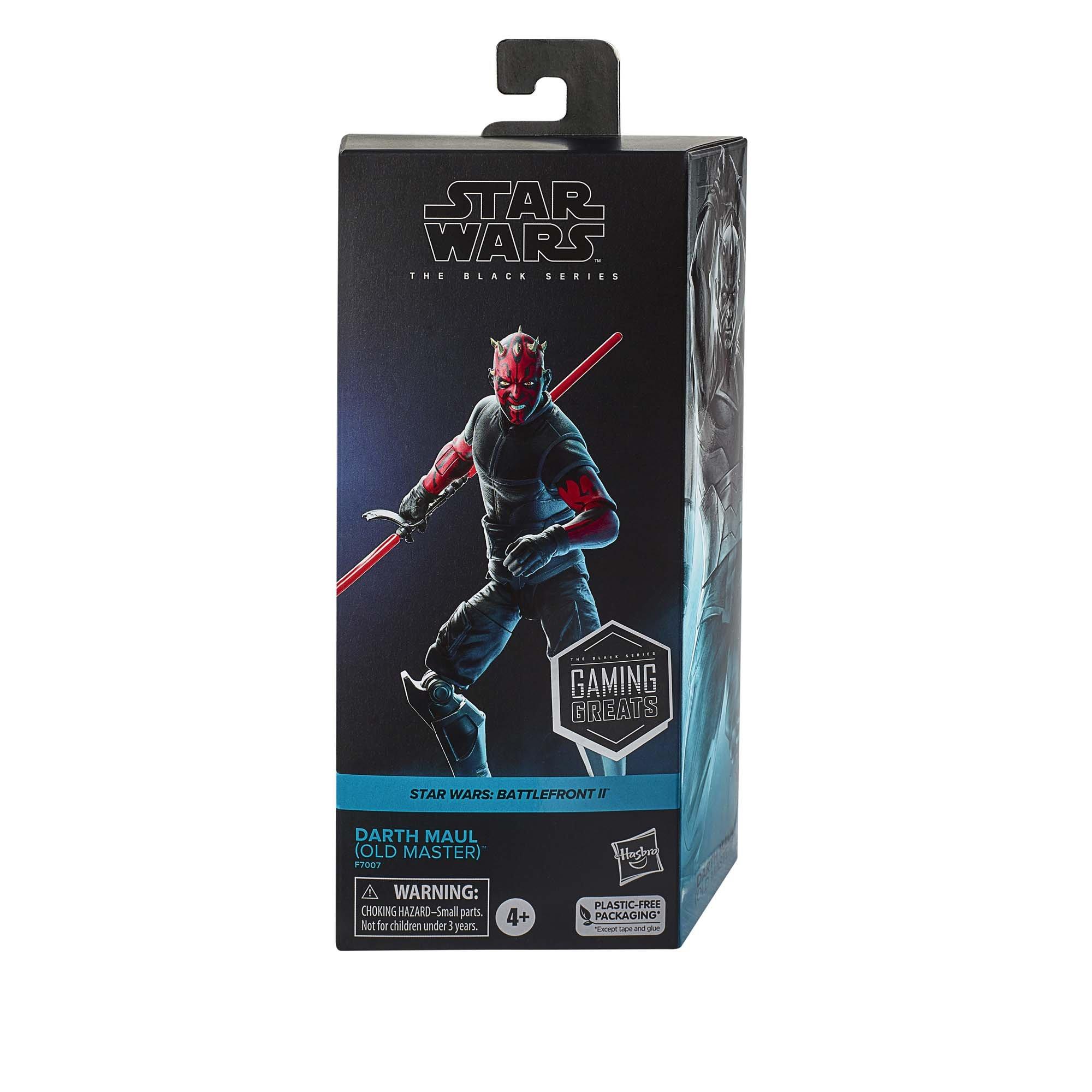 Hasbro Star Wars: The Black Series Star Wars: Battlefront II Darth Maul &#40;Old Master&#41; 6-in Action Figure GameStop Exclusive