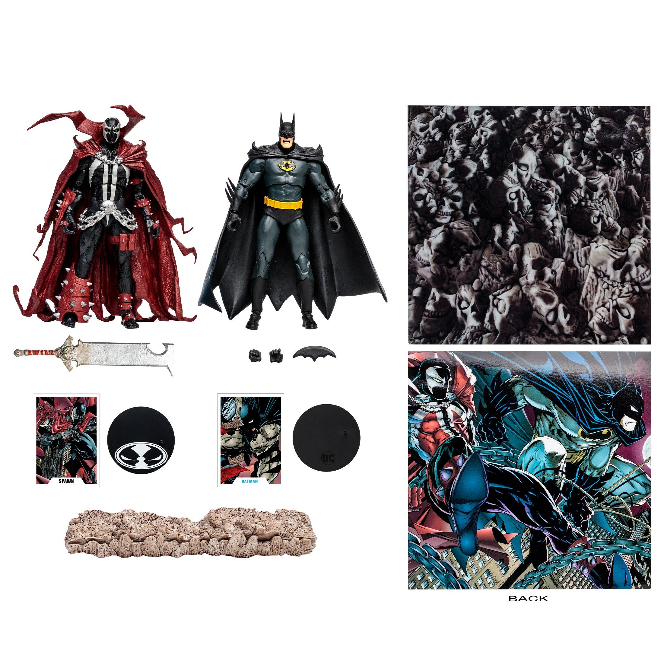 McFarlane Toys DC Multiverse Batman and Spawn (Todd McFarlane Comics) 7-in Action Figure Set 2-Pack