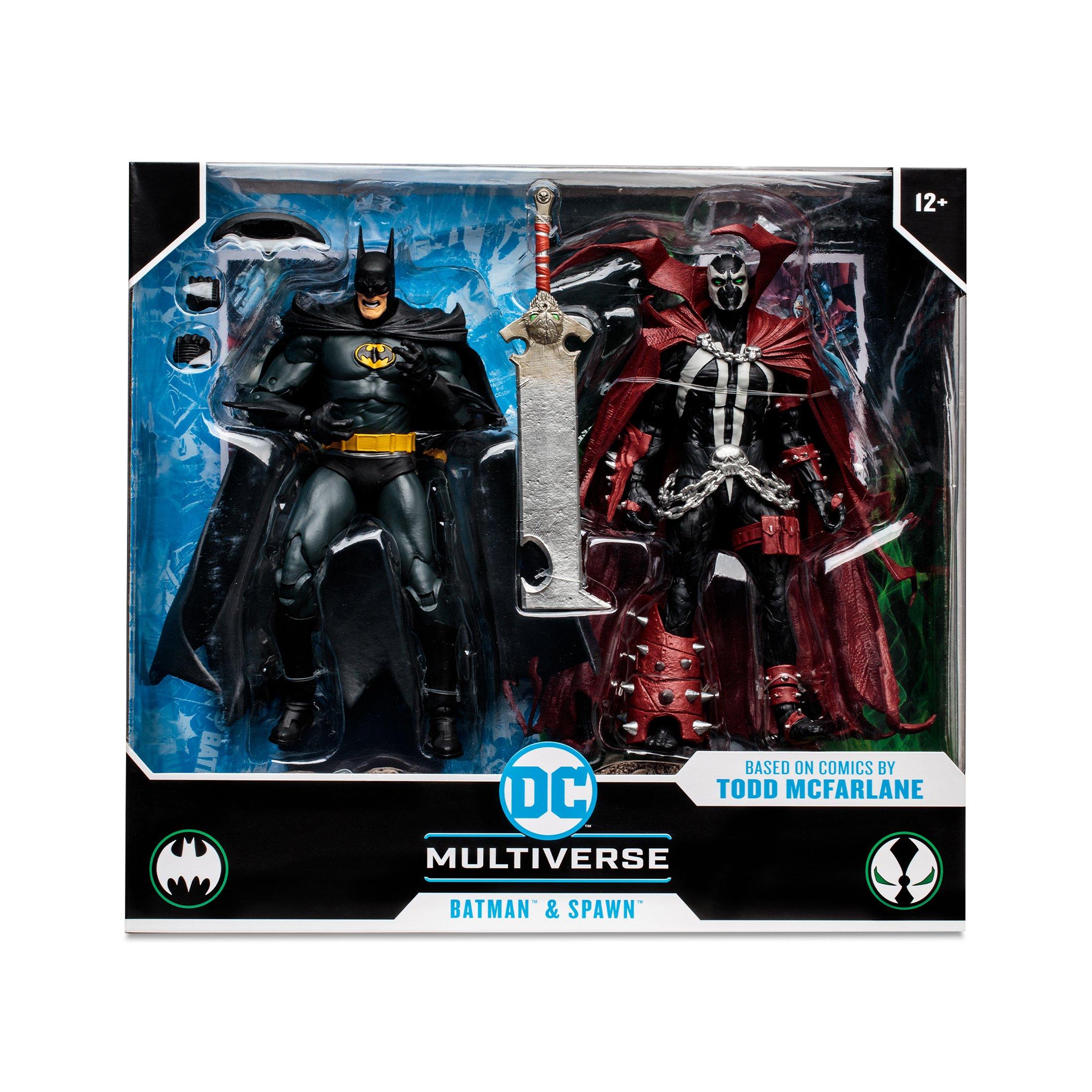 McFarlane Toys DC Multiverse Batman and Spawn (Todd McFarlane Comics) 7-in  Action Figure Set 2-Pack