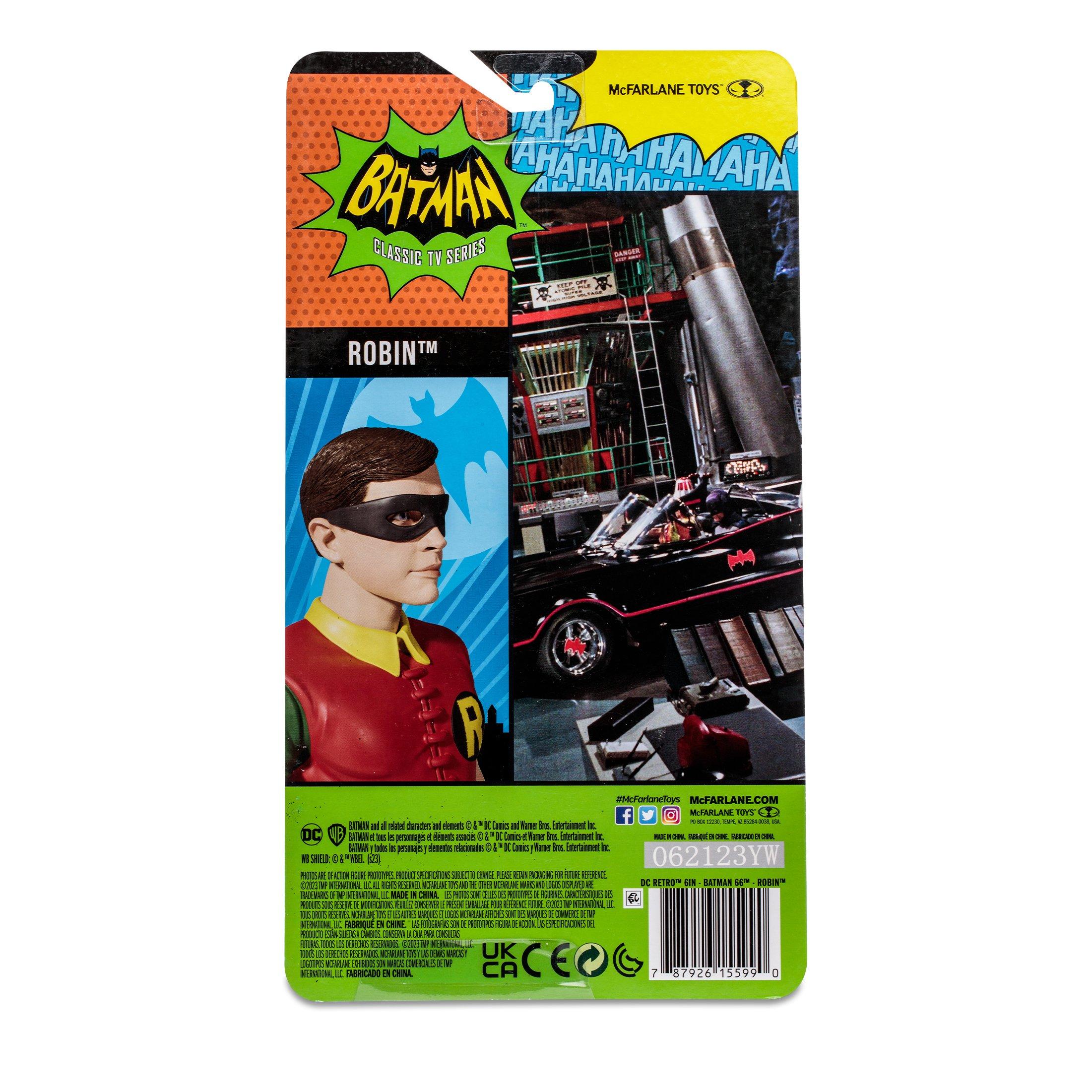 McFarlane Toys DC Batman '66 Robin (Comics) 6-in Retro Action Figure