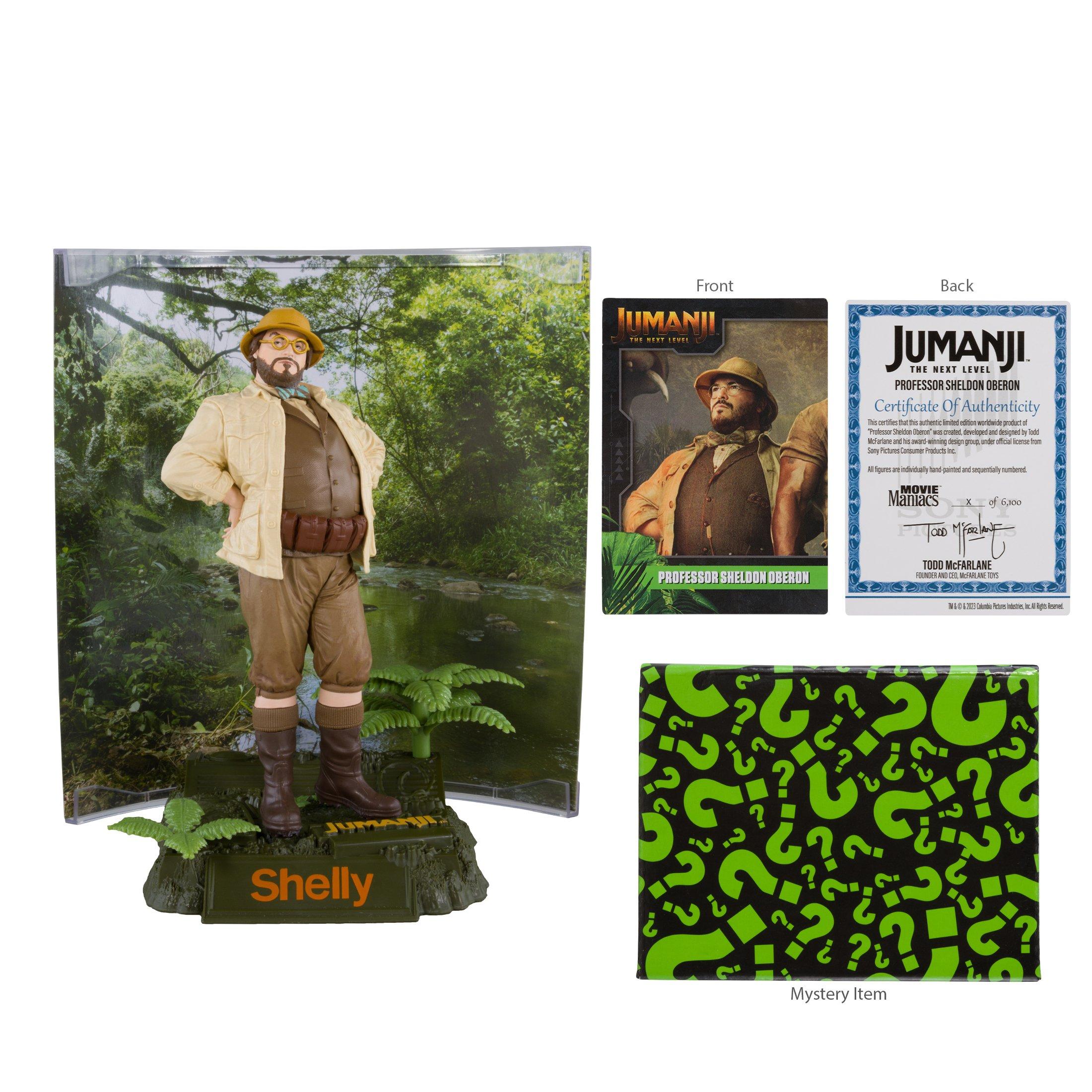 McFarlane Toys Movie Maniacs: Jumanji Professor Sheldon Oberon 6-in Statue