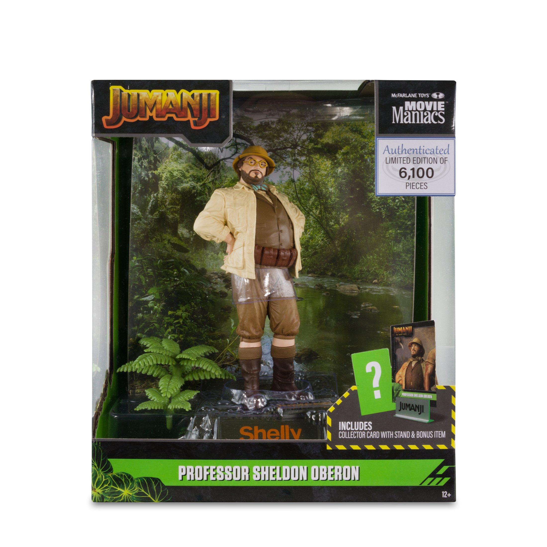 McFarlane Toys Movie Maniacs: Jumanji Professor Sheldon Oberon 6-in Statue