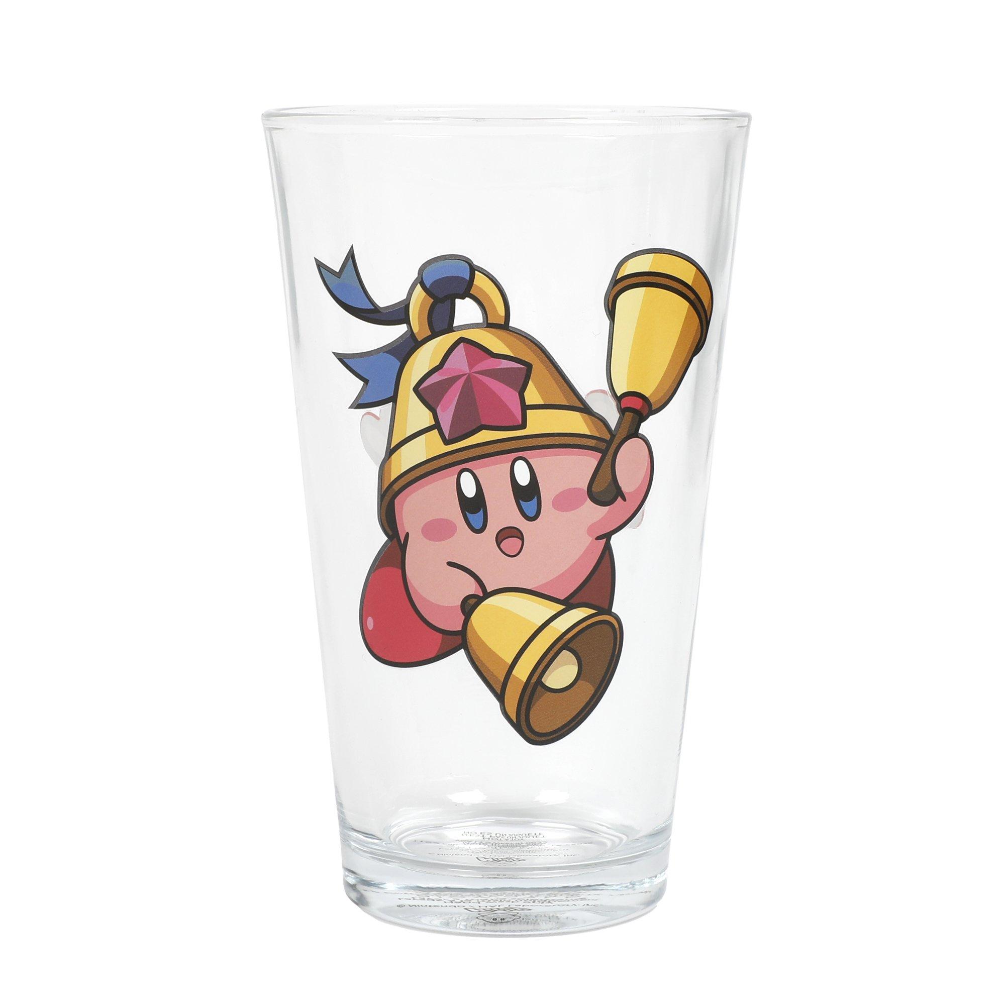 Kirby Glass Cup Cute Kirby Tumbler Glasses Kawaii Kirby Drinking Glassware  16oz - RegisBox
