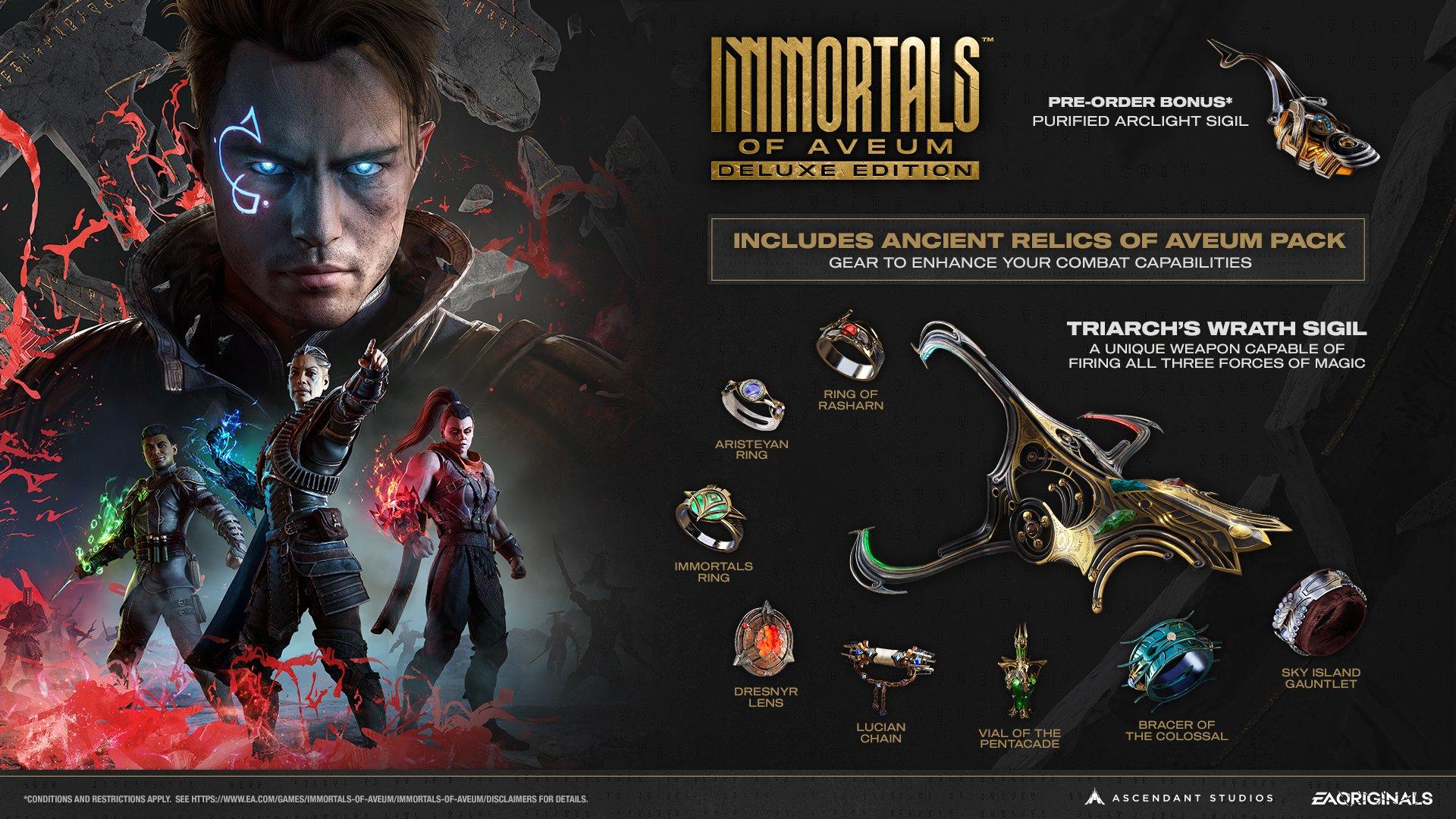 Immortals of Aveum Deluxe Edition | EA app PC GameStop 