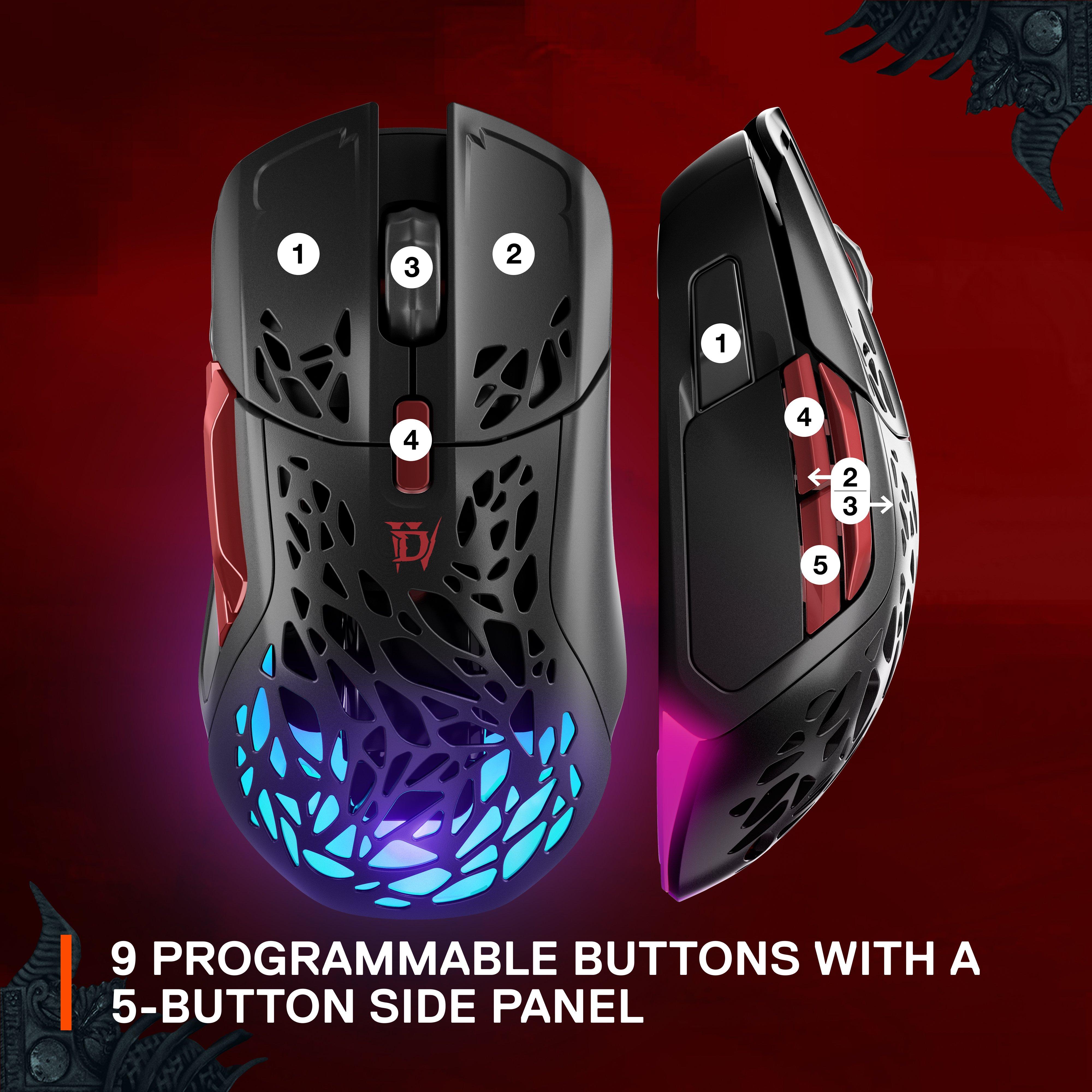 Aerox 5 Wireless, Ultra lightweight wireless gaming mouse