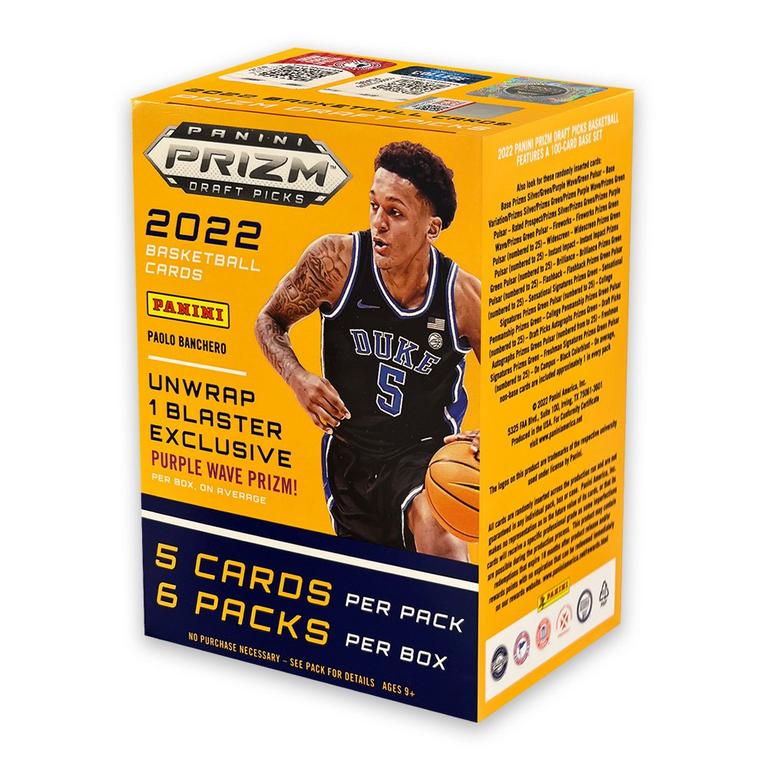 2022 Panini NCAA Basketball Prizm Draft Picks Full Box (6 Packs)