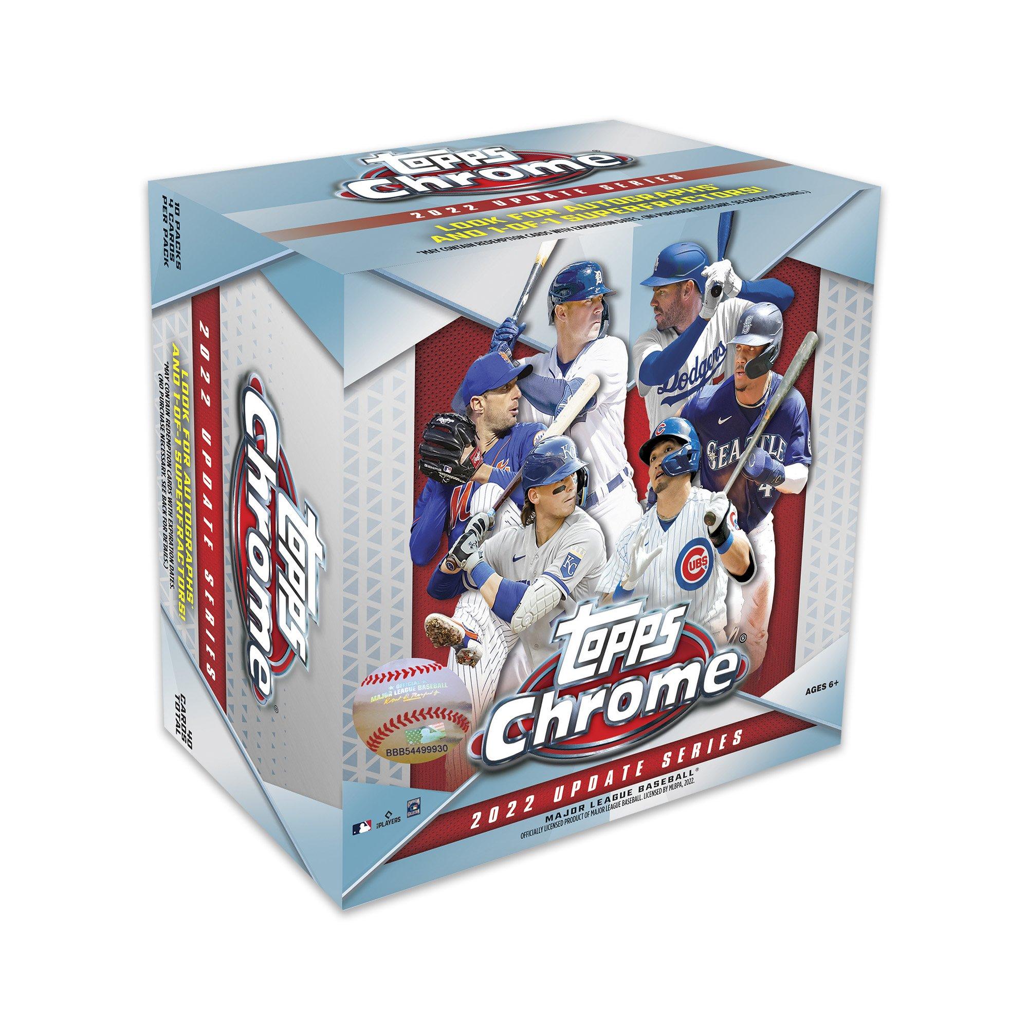 Topps 2022 MLB Trading Cards - Chrome Update Holiday Mega Box