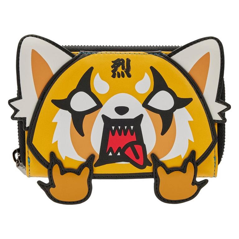 Loungefly Sanrio Aggretsuko Cosplay Zip Around Wallet