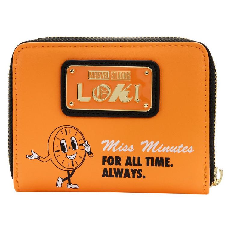 Loungefly Marvel Loki TVA Miss Minutes Zip Around Wallet