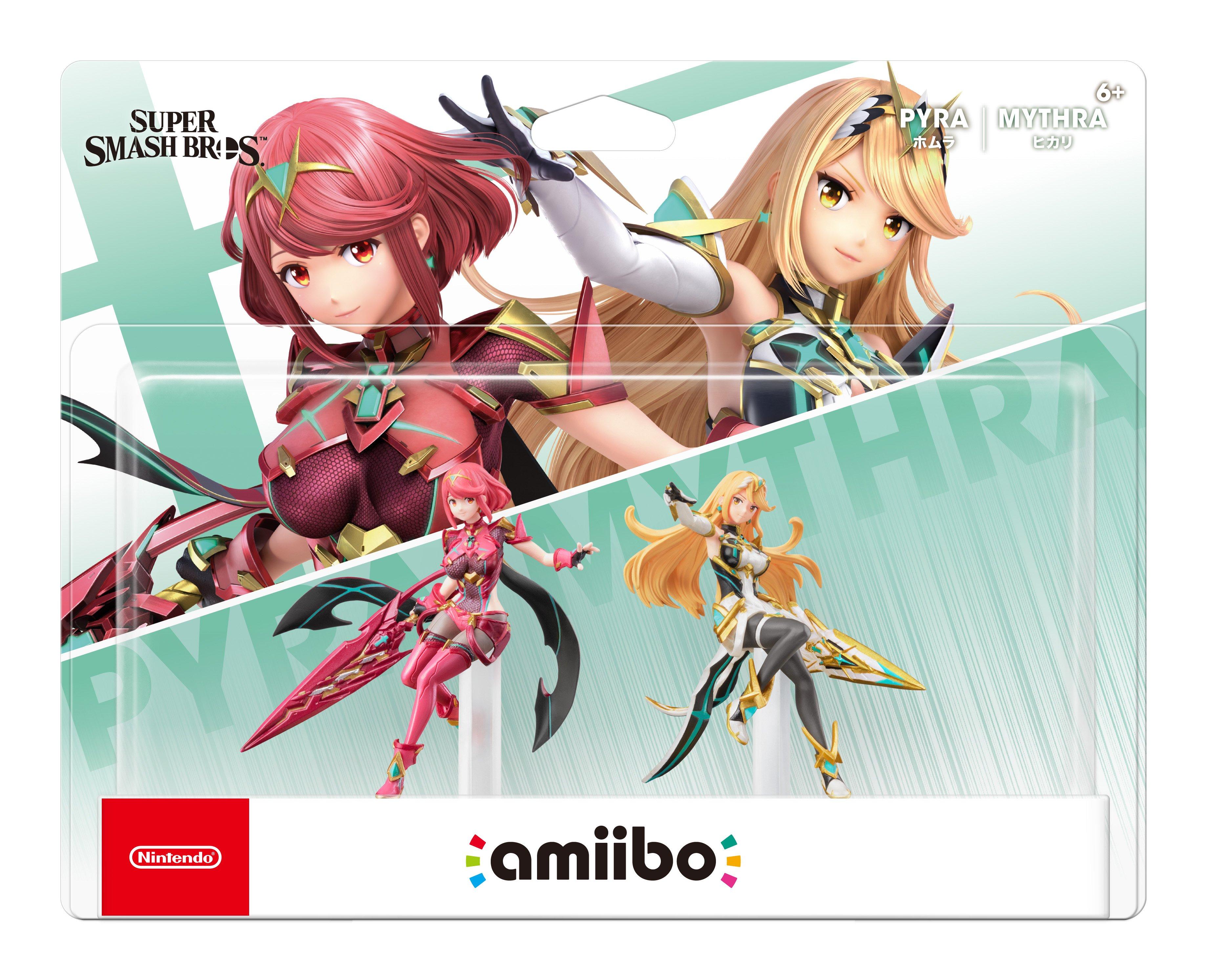 Super Smash Series Pyra and Mythra amiibo 2-Pack Nintendo