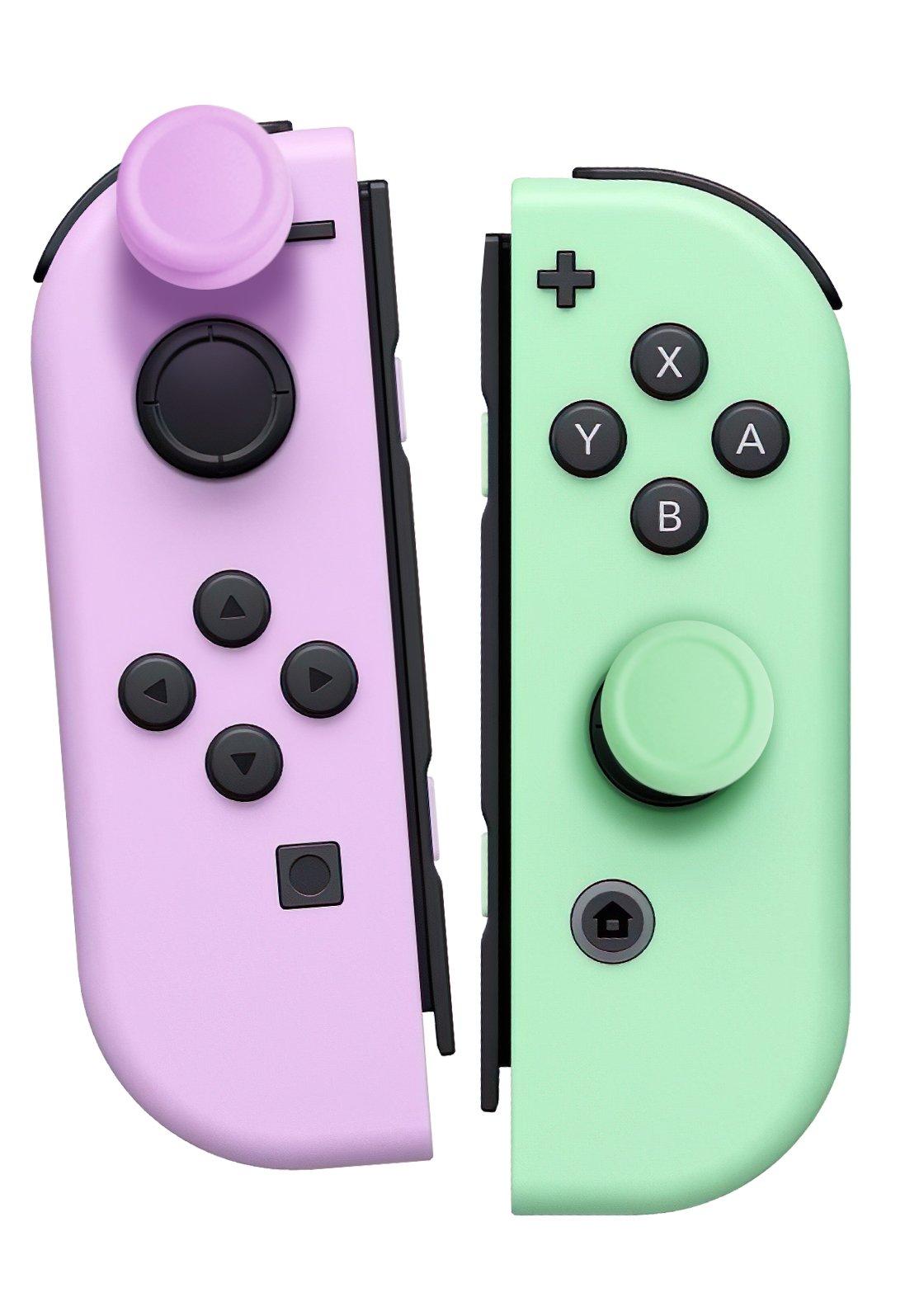 GameStop Thumb Grip Set for Nintendo Switch Joy Cons Purple and