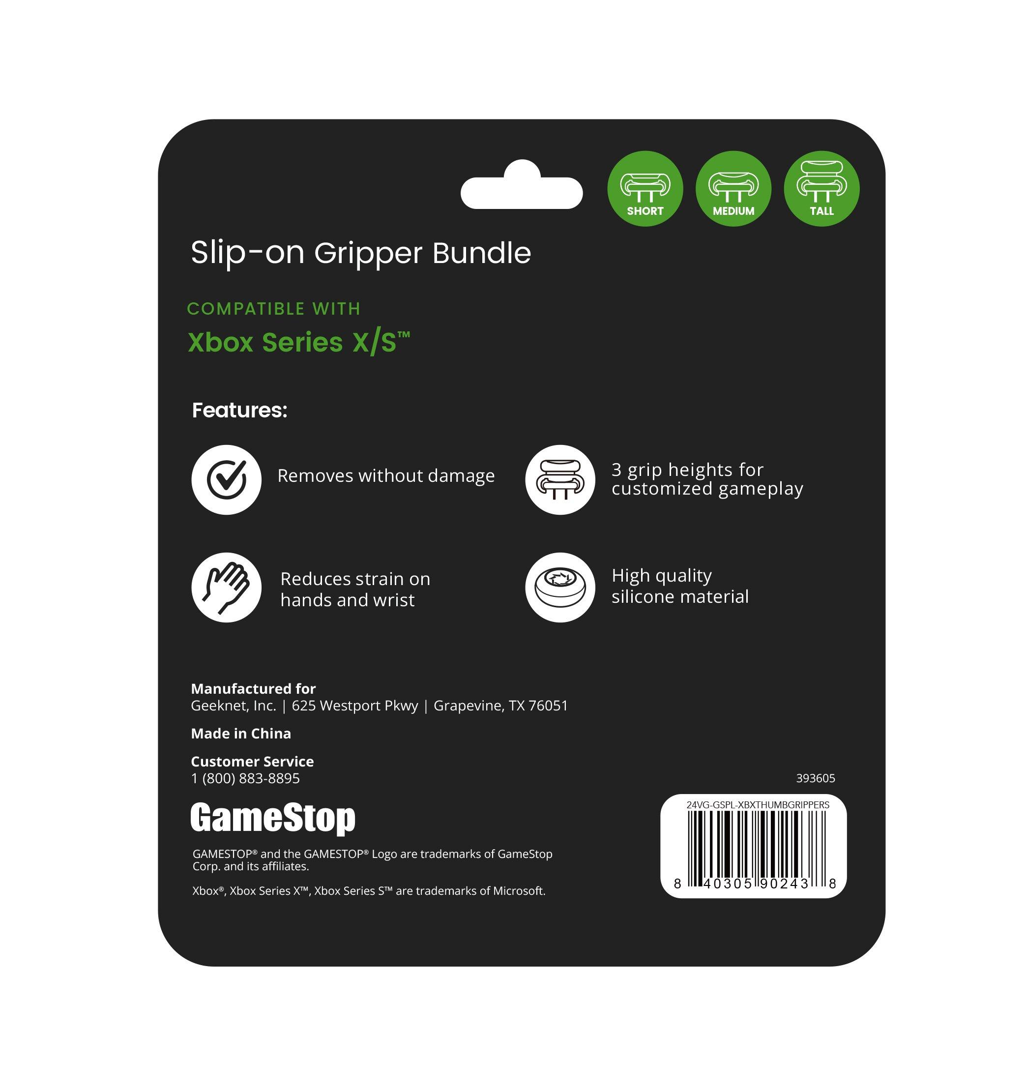 GameStop Slip-On Gripper Bundle for Xbox Series X/S, Xbox One