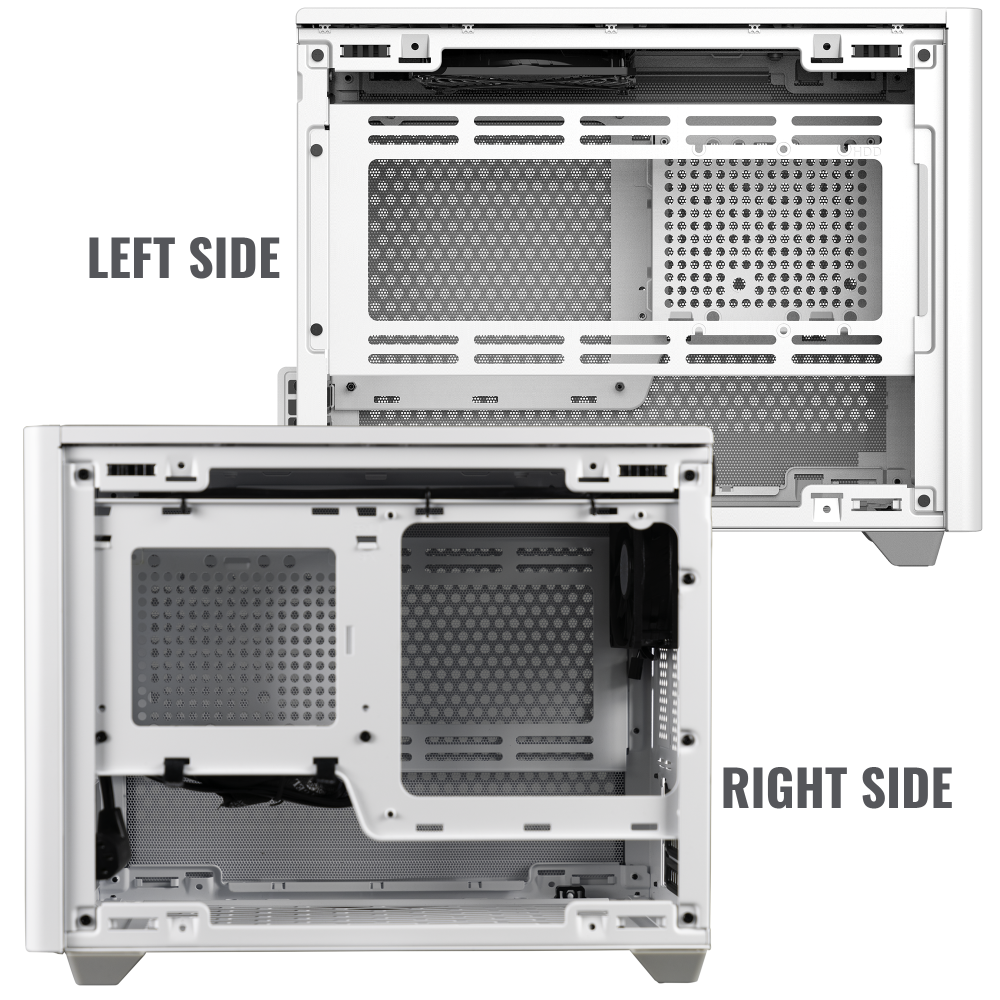 Cooler Master NR200 White SFF Form Factor Mini-ITX Computer Case