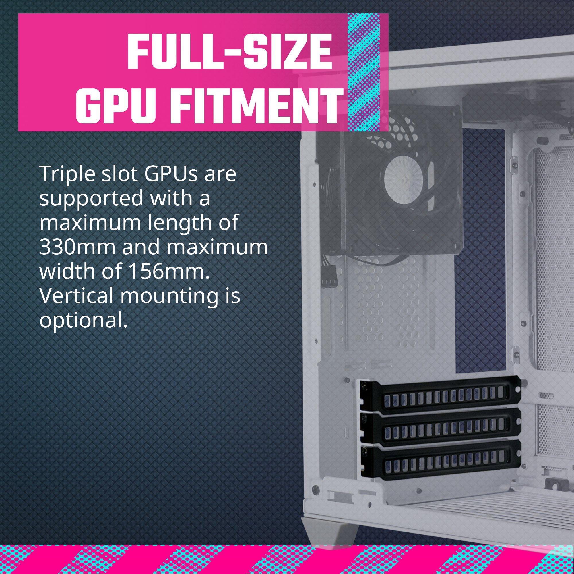 Cooler Master NR200 White SFF Mini-ITX, Triple-slot GPU, Tool-Free