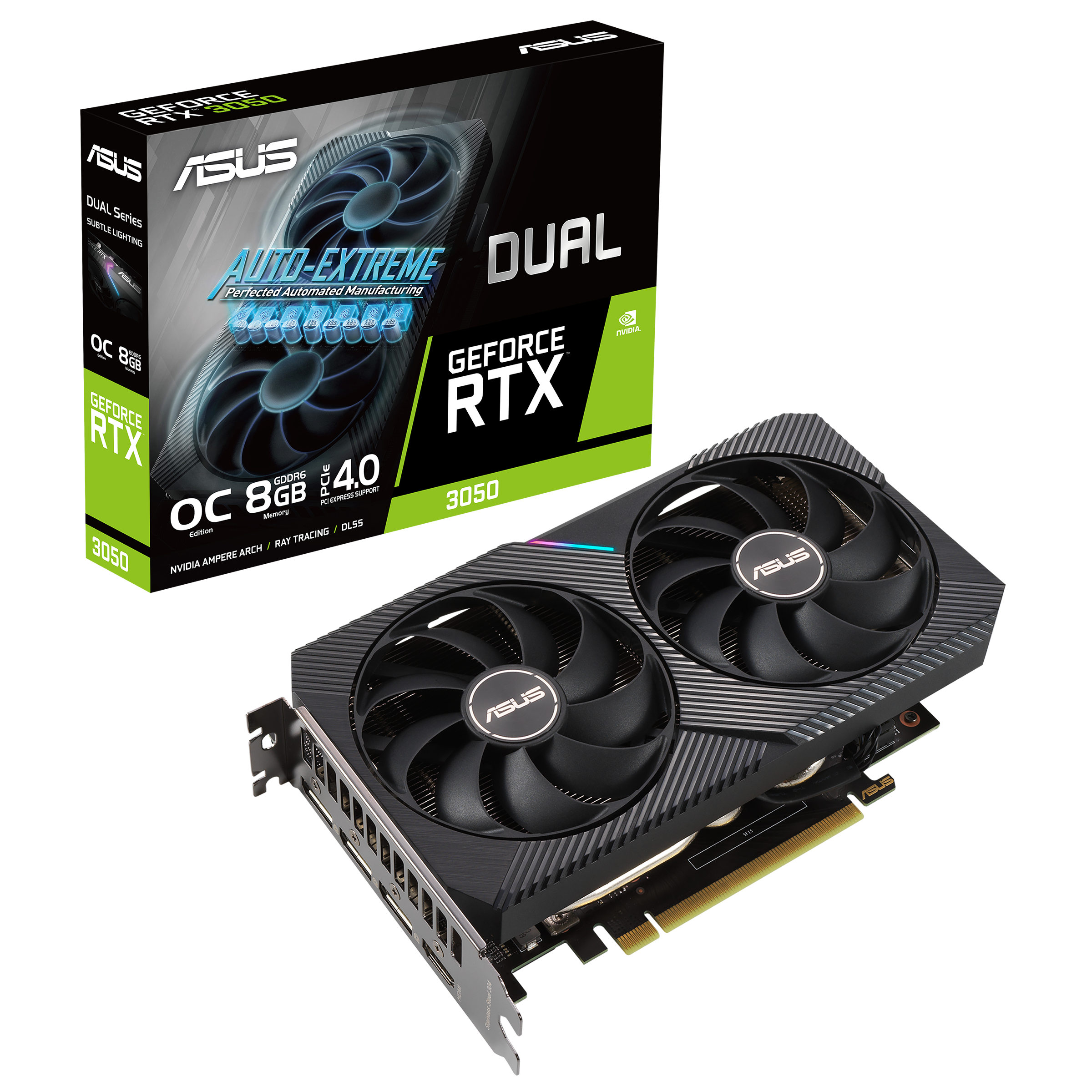 ASUS Dual GeForce RTX 3050 OC Edition Graphic Card